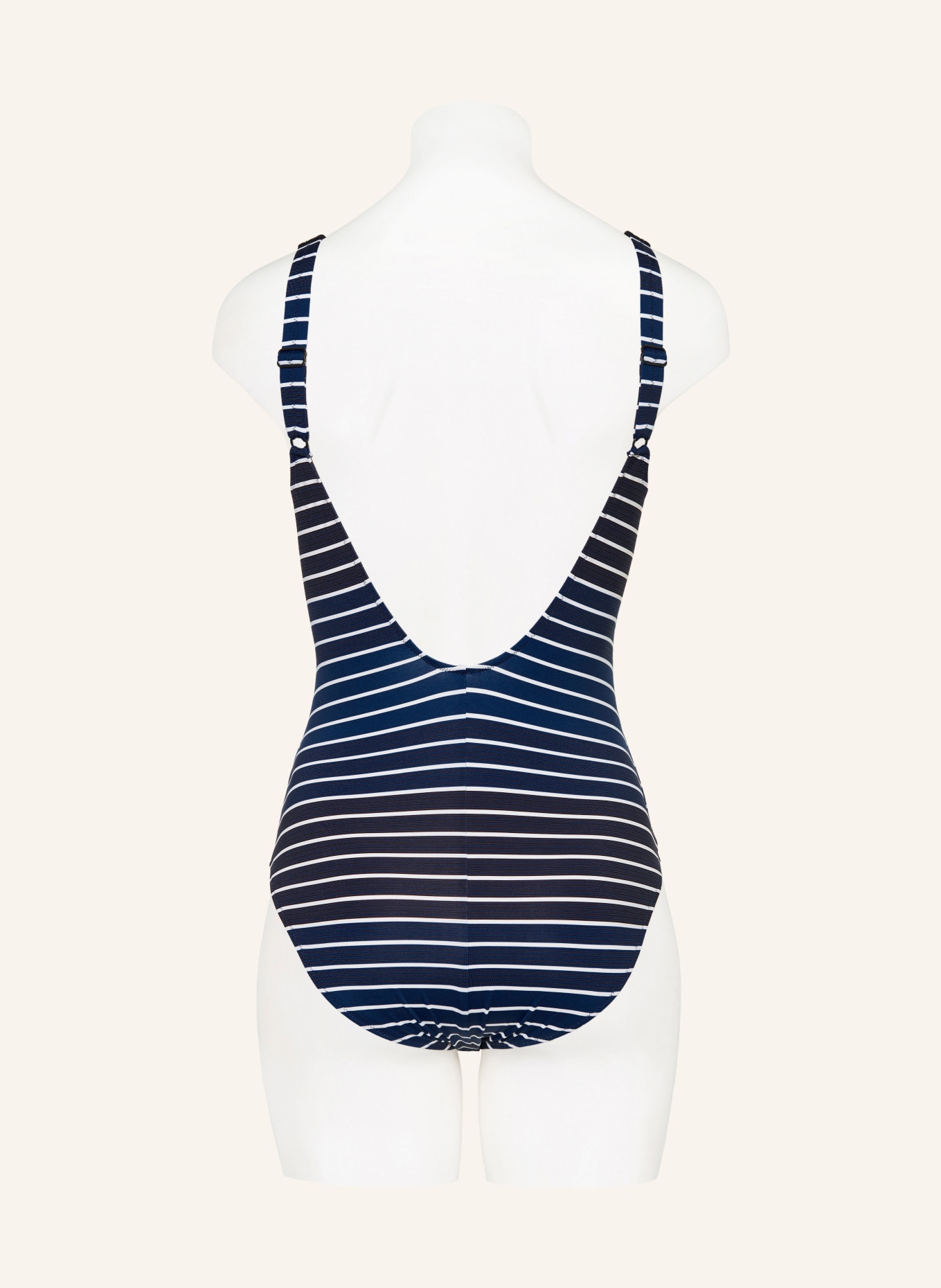 Charmline Shaping swimsuit BLUE ILLUSION, Color: WHITE/ BLUE/ BLACK (Image 3)