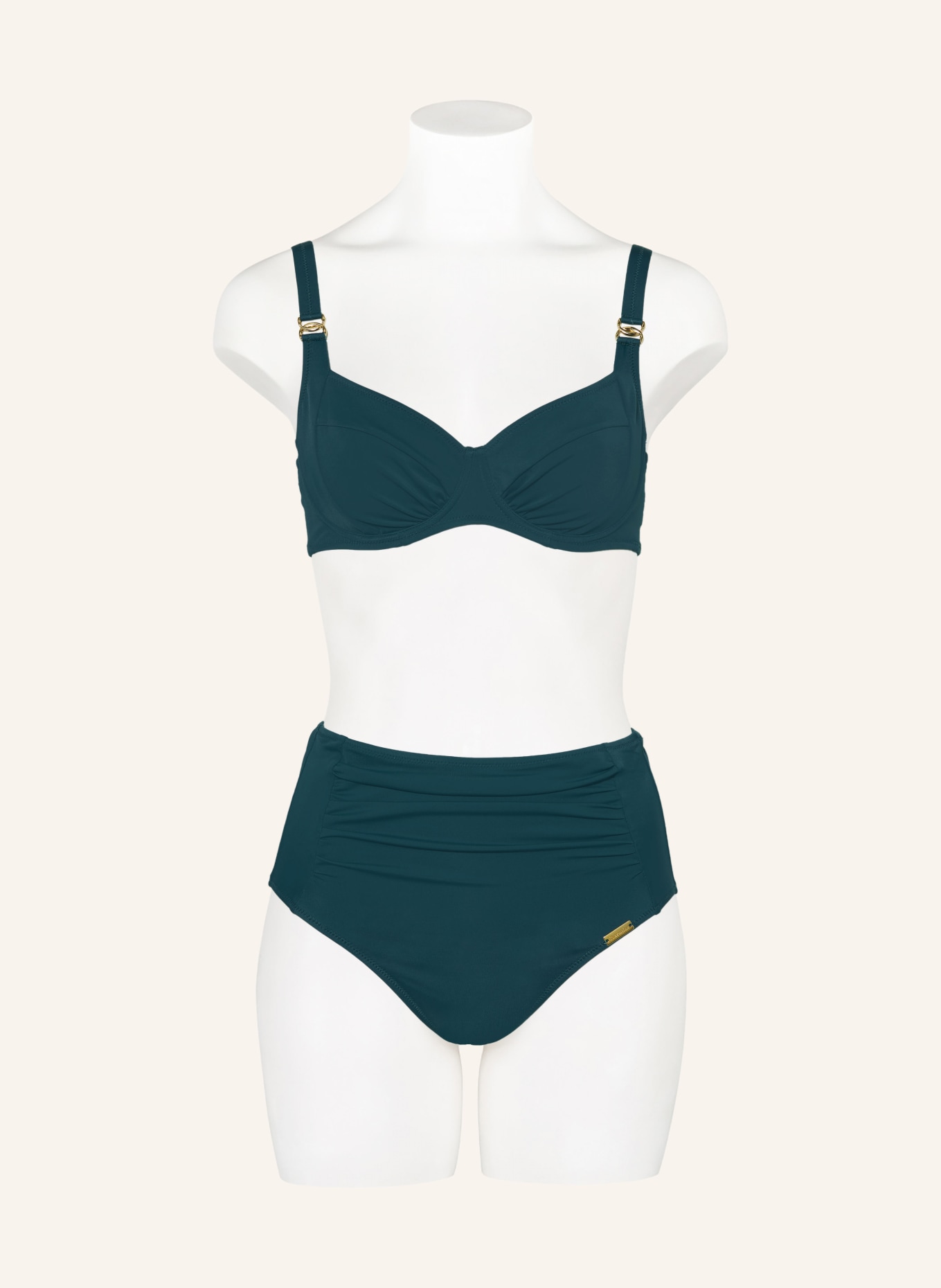 Charmline Bügel-Bikini UNI, Farbe: PETROL (Bild 2)