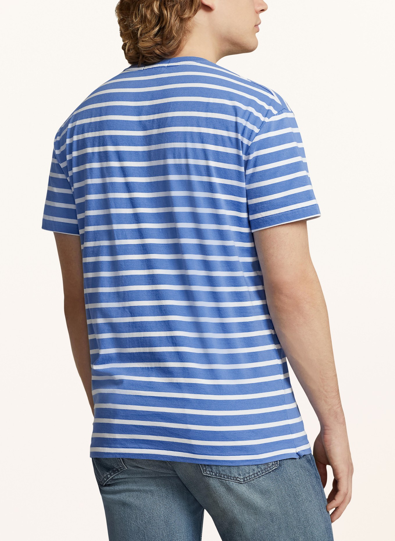 POLO RALPH LAUREN T-Shirt, Farbe: WEISS/ BLAU (Bild 3)
