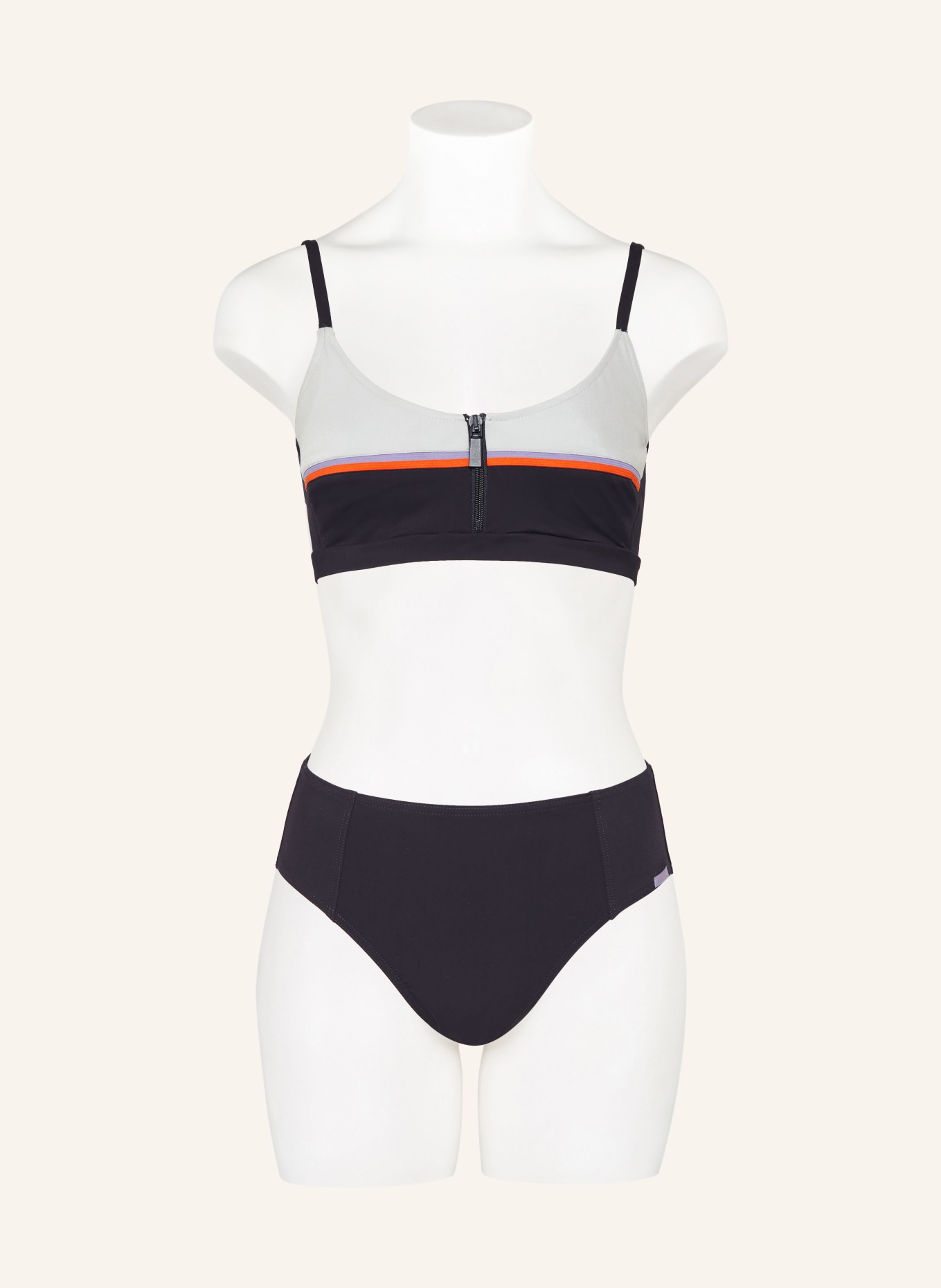 Lidea Bustier-Bikini-Top LIDEA ACTIVE SHAPE, Farbe: WEISS/ HELLGRAU/ LILA (Bild 2)