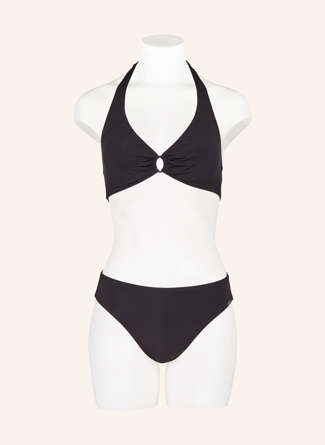 Lidea Halter neck bikini top THE CORE, Color: BLACK (Image 2)