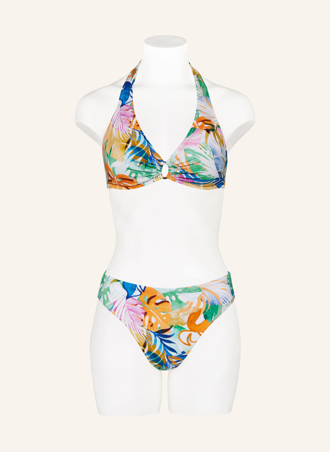 Lidea Neckholder-Bikini-Top MIDSUMMER SENTIMENT, Farbe: WEISS/ BLAU/ GRÜN (Bild 2)