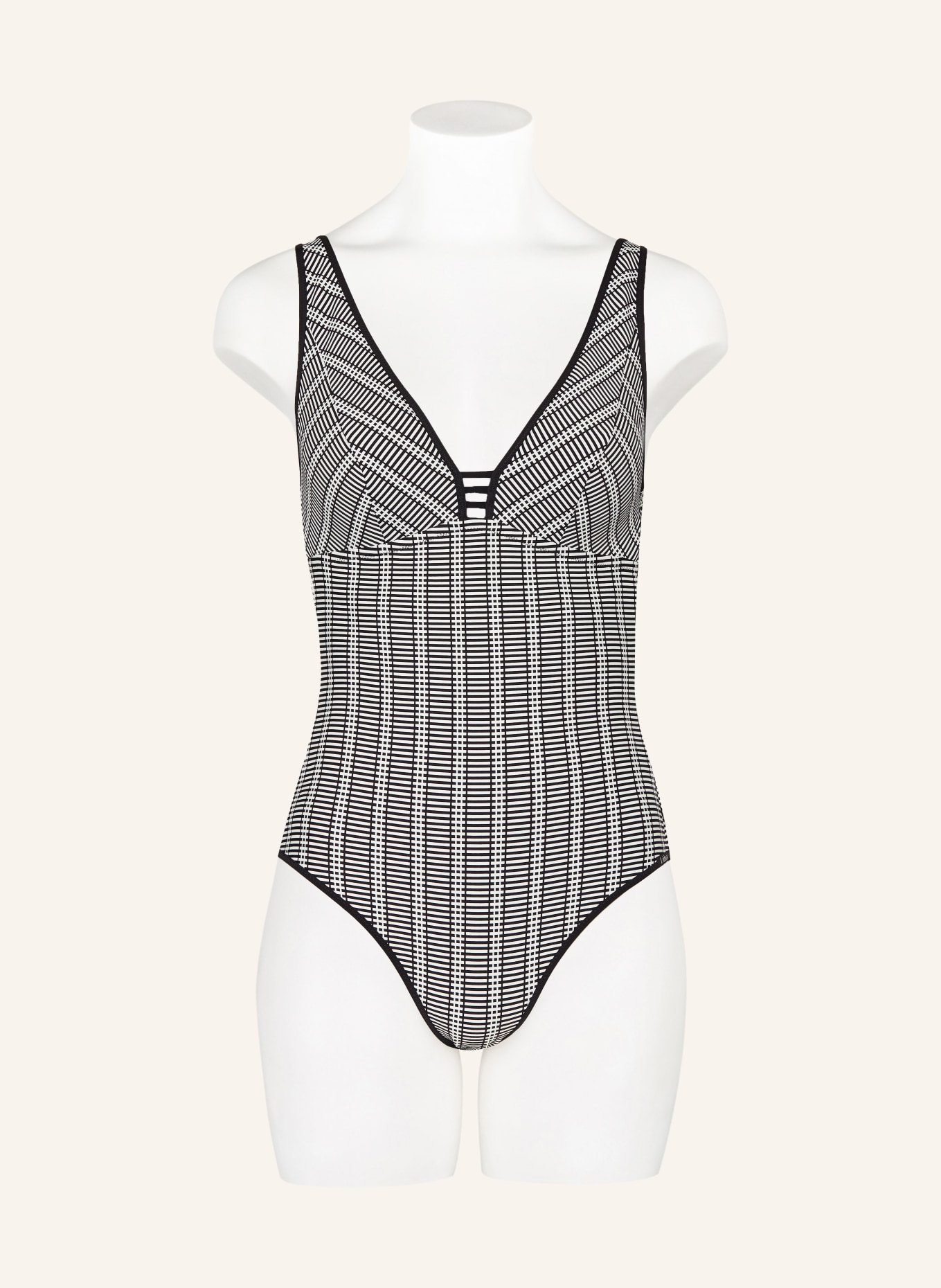 Lidea Swimsuit MONOCHROME FLOW, Color: WHITE/ BLACK (Image 2)