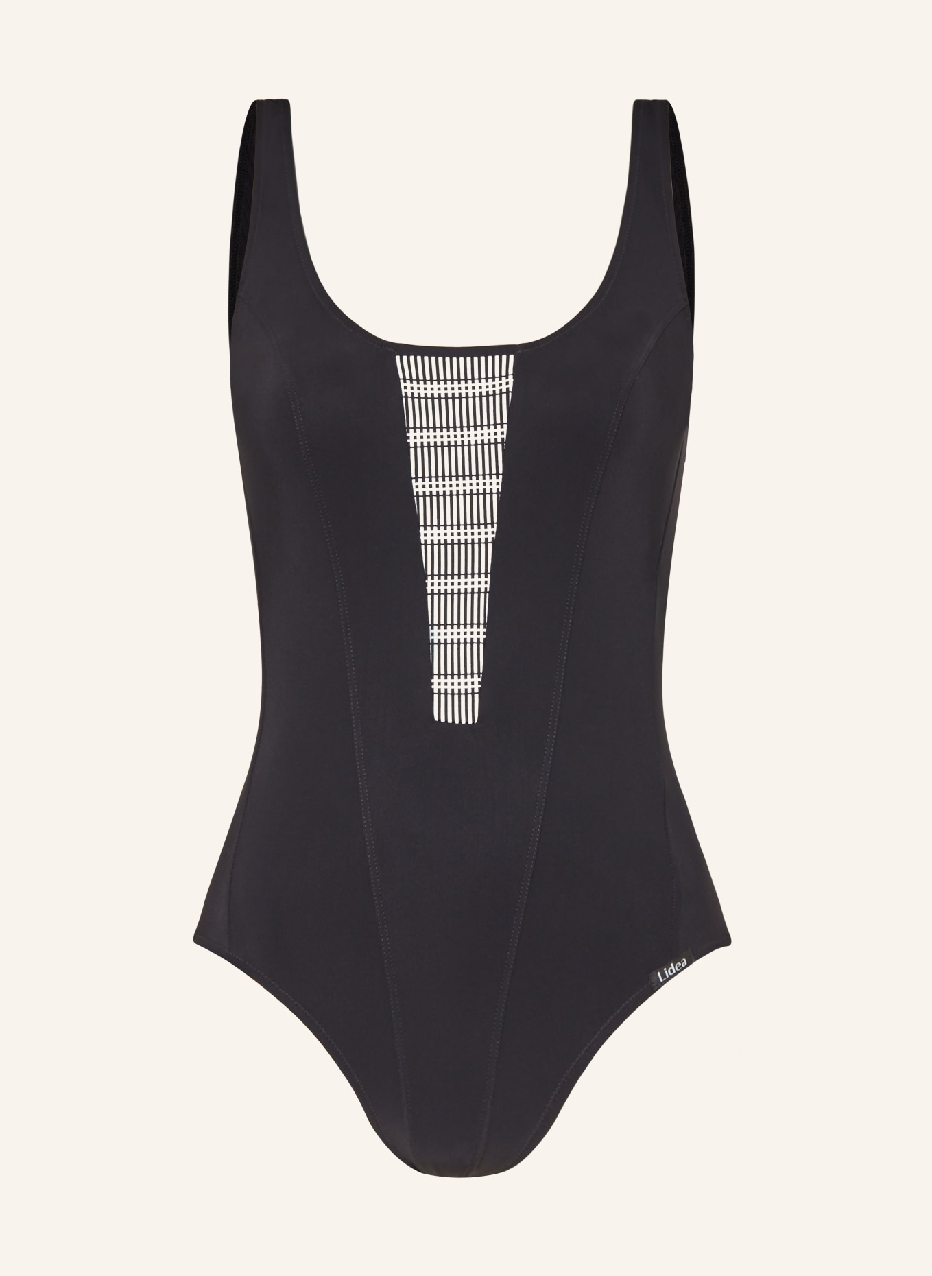 Lidea Swimsuit MONOCHROME FLOW, Color: BLACK/ WHITE (Image 1)