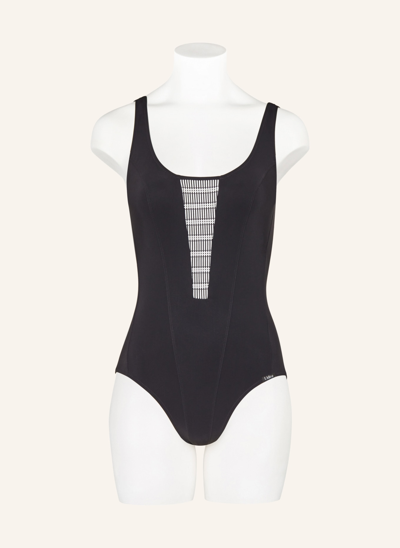 Lidea Swimsuit MONOCHROME FLOW, Color: BLACK/ WHITE (Image 2)