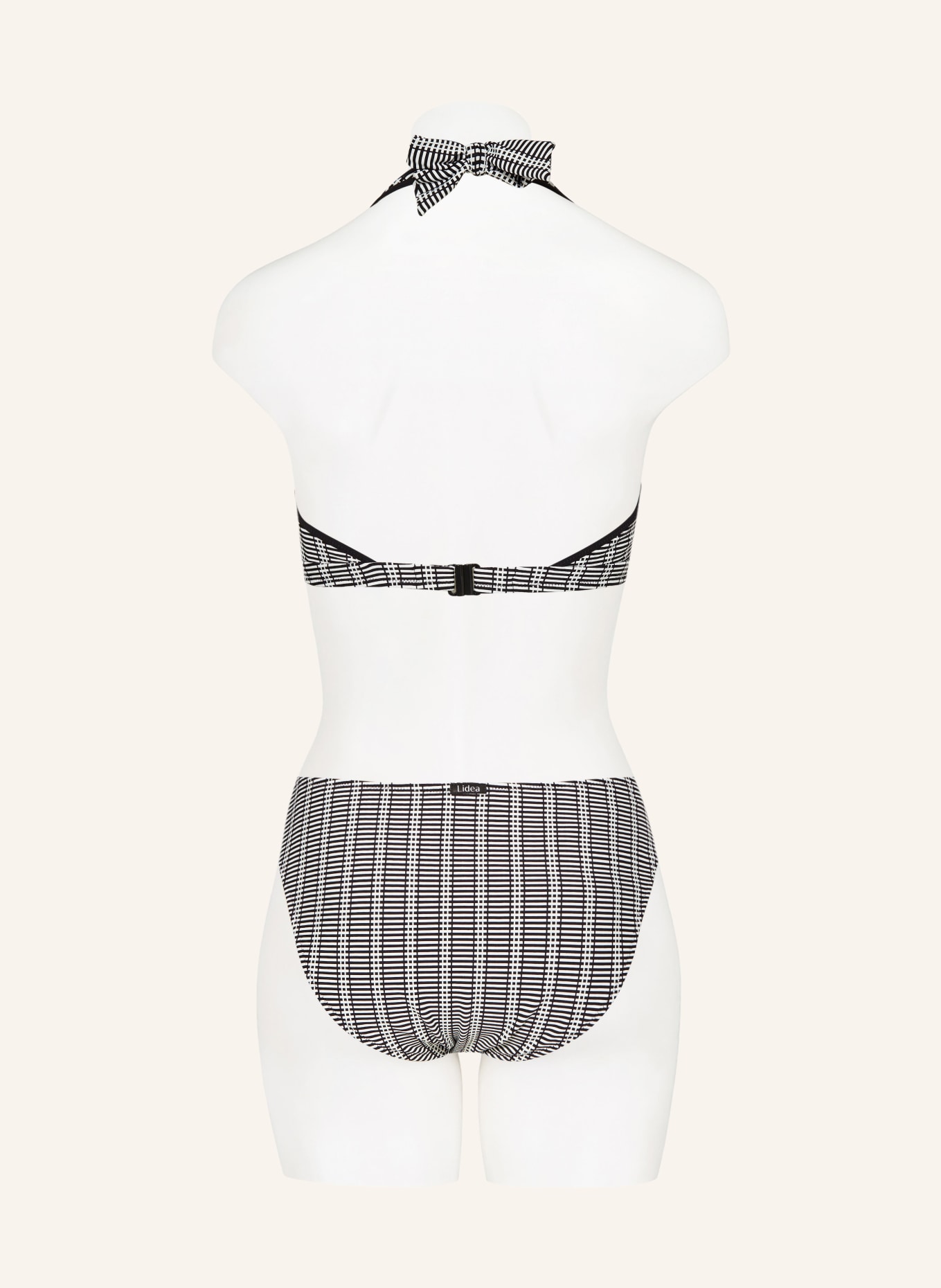 Lidea Basic bikini bottoms MONOCHROME FLOW, Color: WHITE/ BLACK (Image 3)