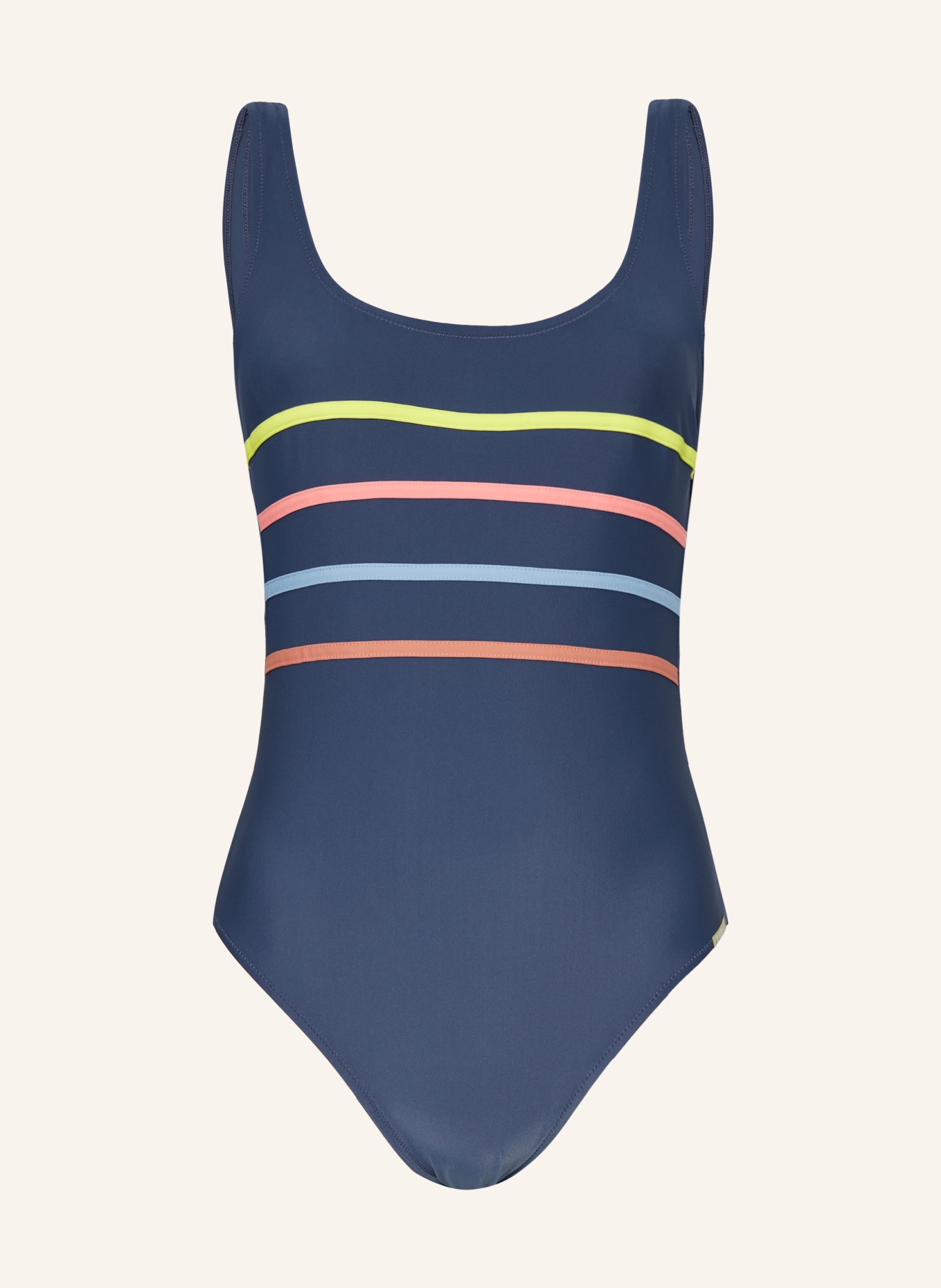 Lidea Swimsuit GRAPHIC LOLLIPOP, Color: DARK BLUE/ SALMON/ YELLOW (Image 1)