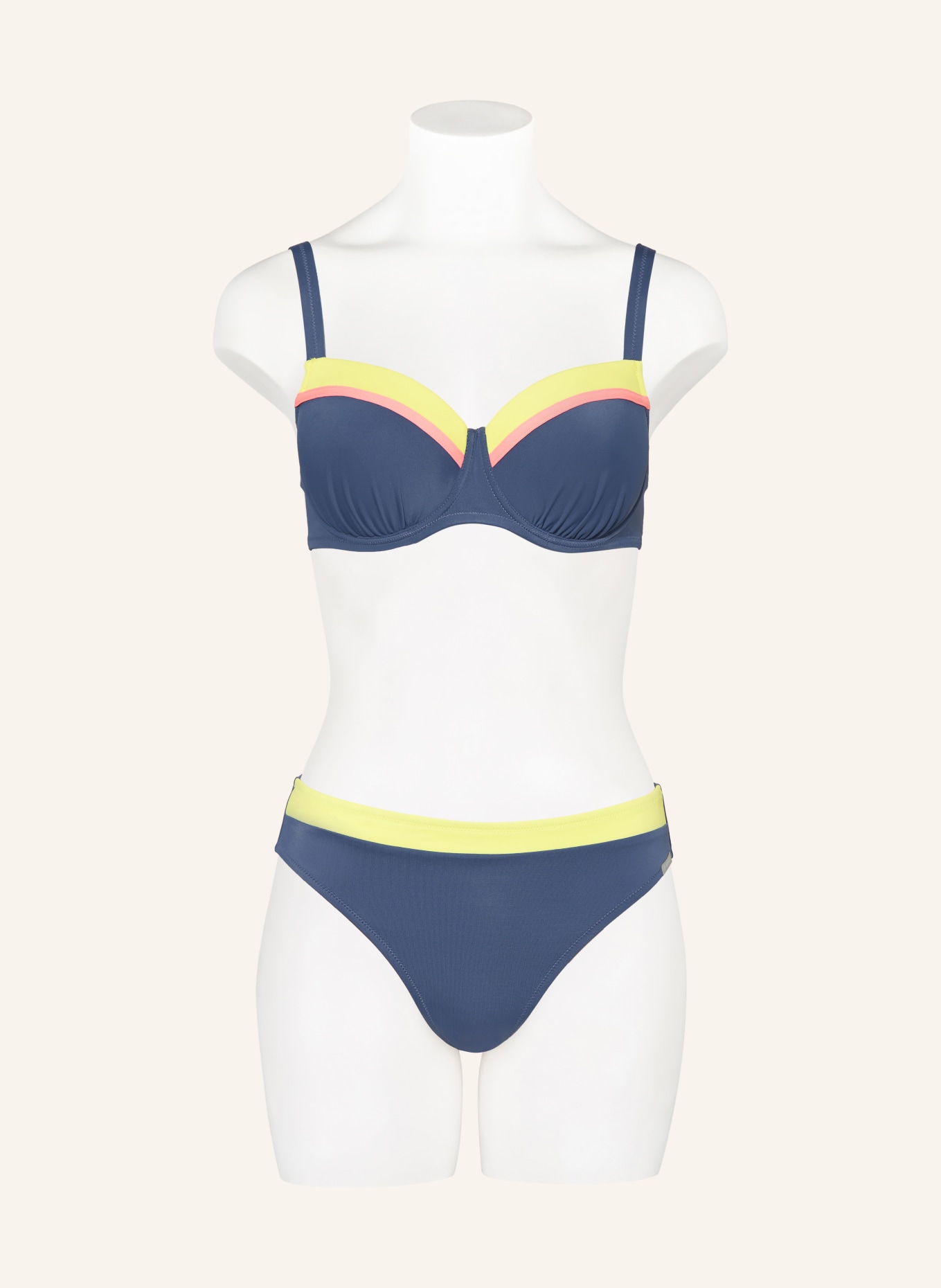 Lidea Basic bikini bottoms GRAPHIC LOLLIPOP, Color: DARK BLUE/ YELLOW (Image 2)