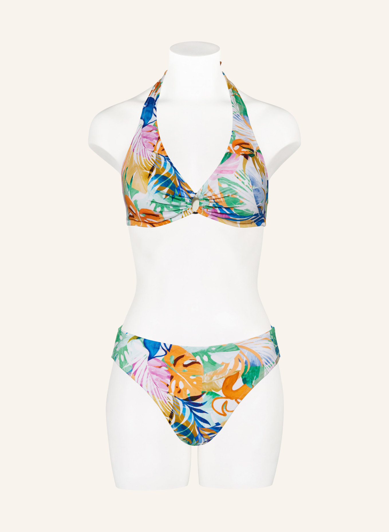 Lidea Basic bikini bottoms MIDSUMMER SENTIMENT, Color: WHITE/ BLUE/ GREEN (Image 2)