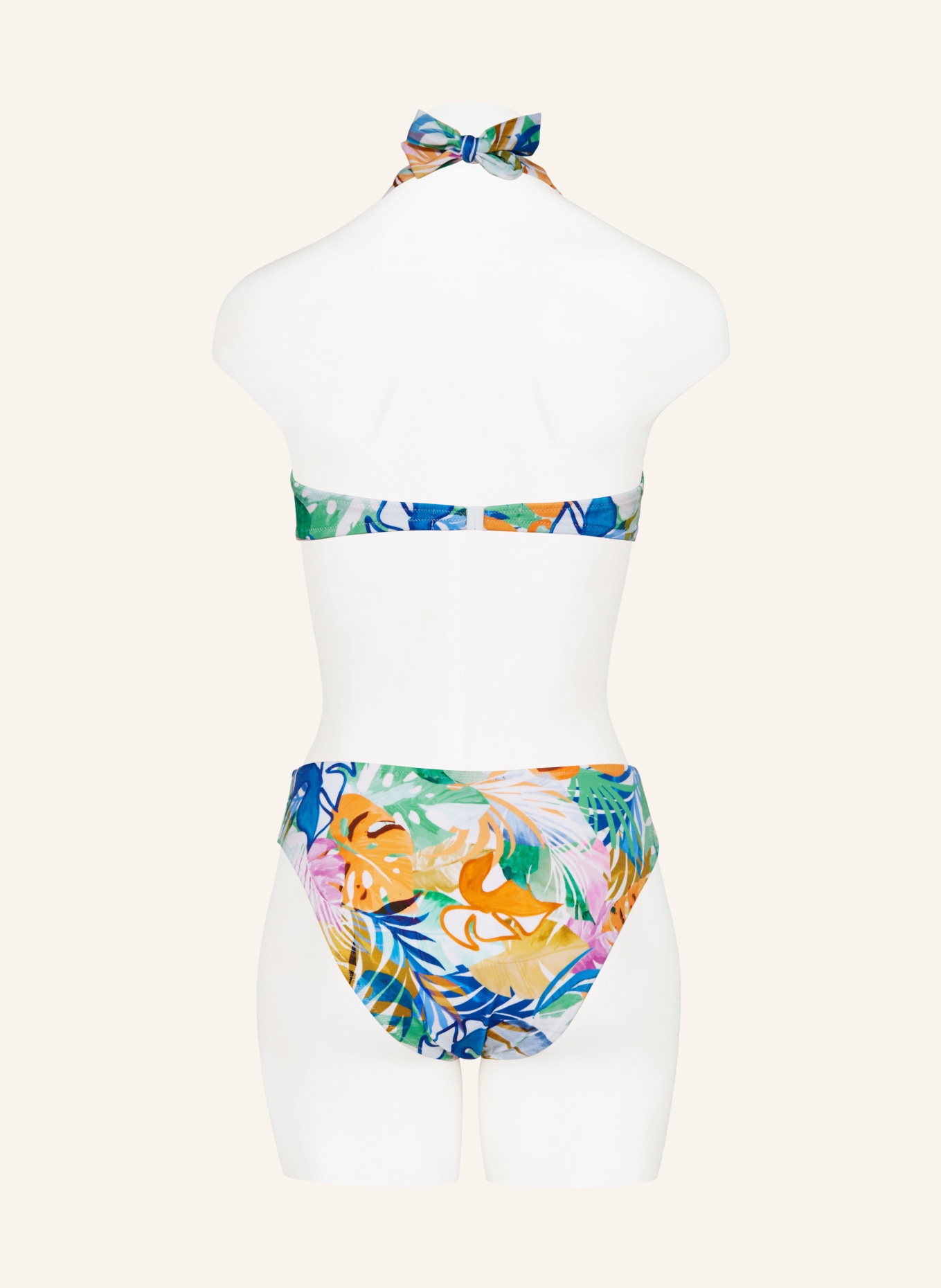 Lidea Basic-Bikini-Hose MIDSUMMER SENTIMENT, Farbe: WEISS/ BLAU/ GRÜN (Bild 3)