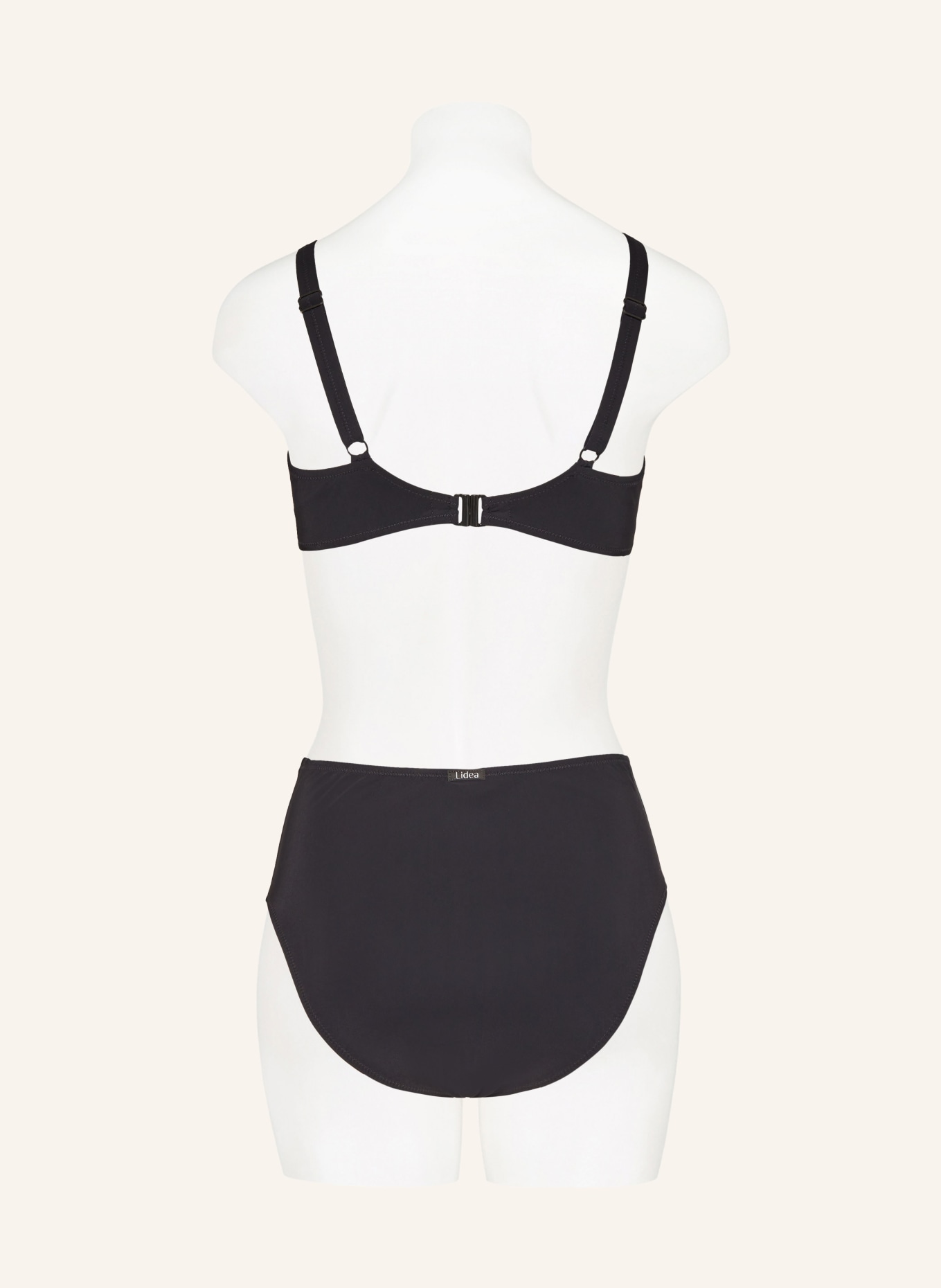 Lidea Underwired bikini top MONOCHROME FLOW, Color: BLACK/ WHITE (Image 3)
