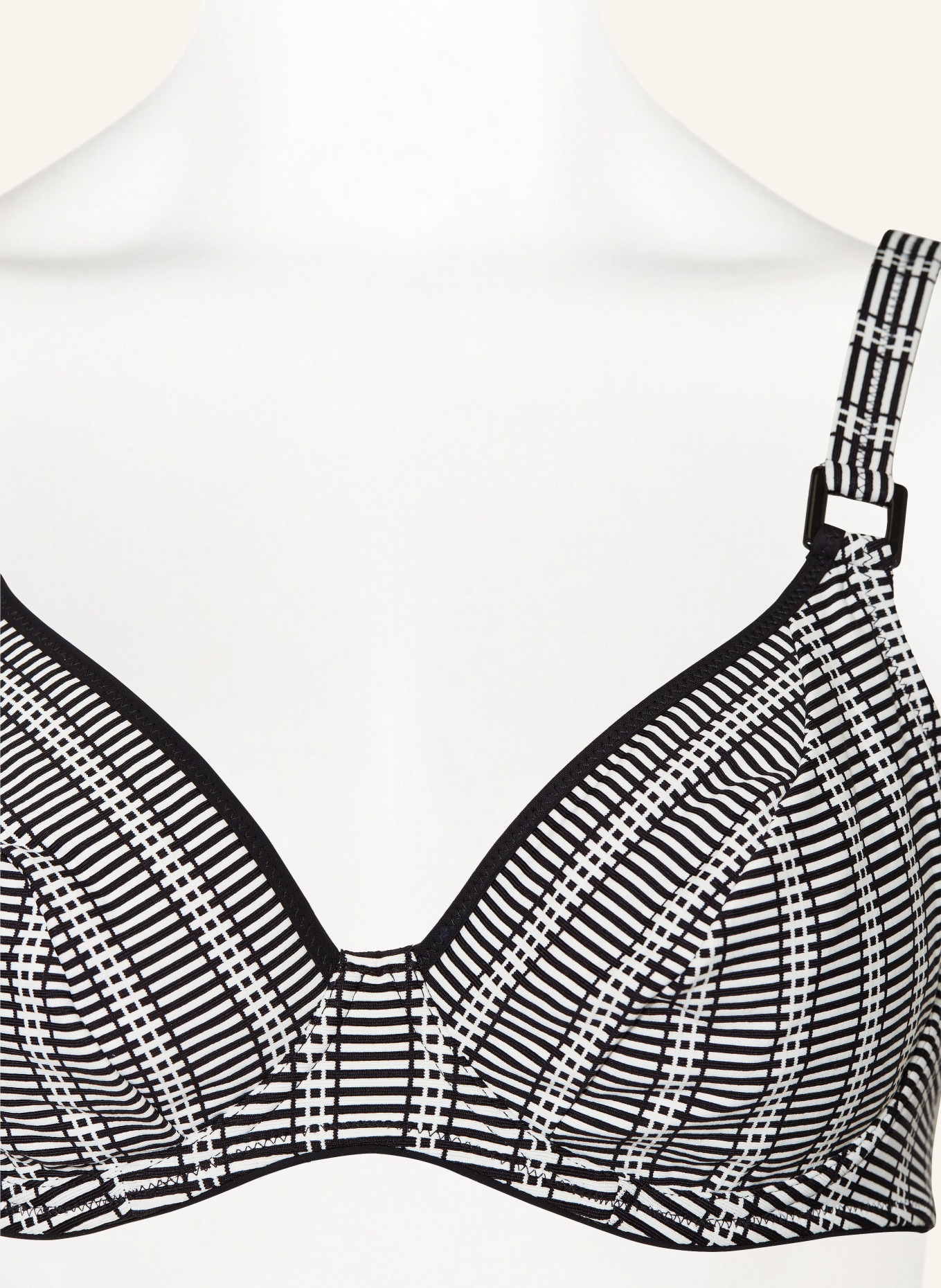 Lidea Underwired bikini top MONOCHROME FLOW, Color: WHITE/ BLACK (Image 5)
