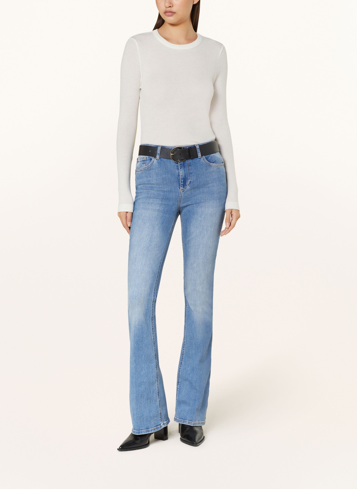 LIU JO Flared jeans, Color: LIGHT BLUE (Image 2)