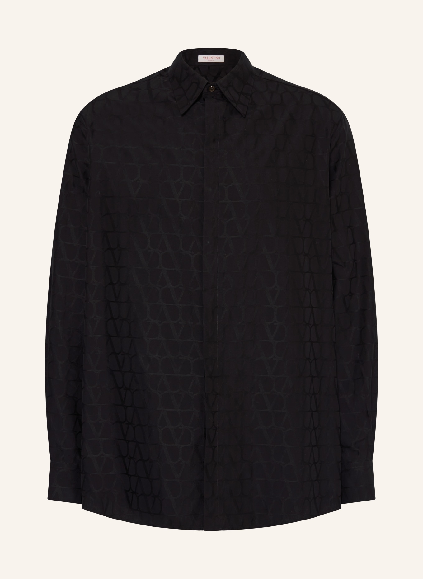 VALENTINO Shirt comfort fit, Color: BLACK (Image 1)