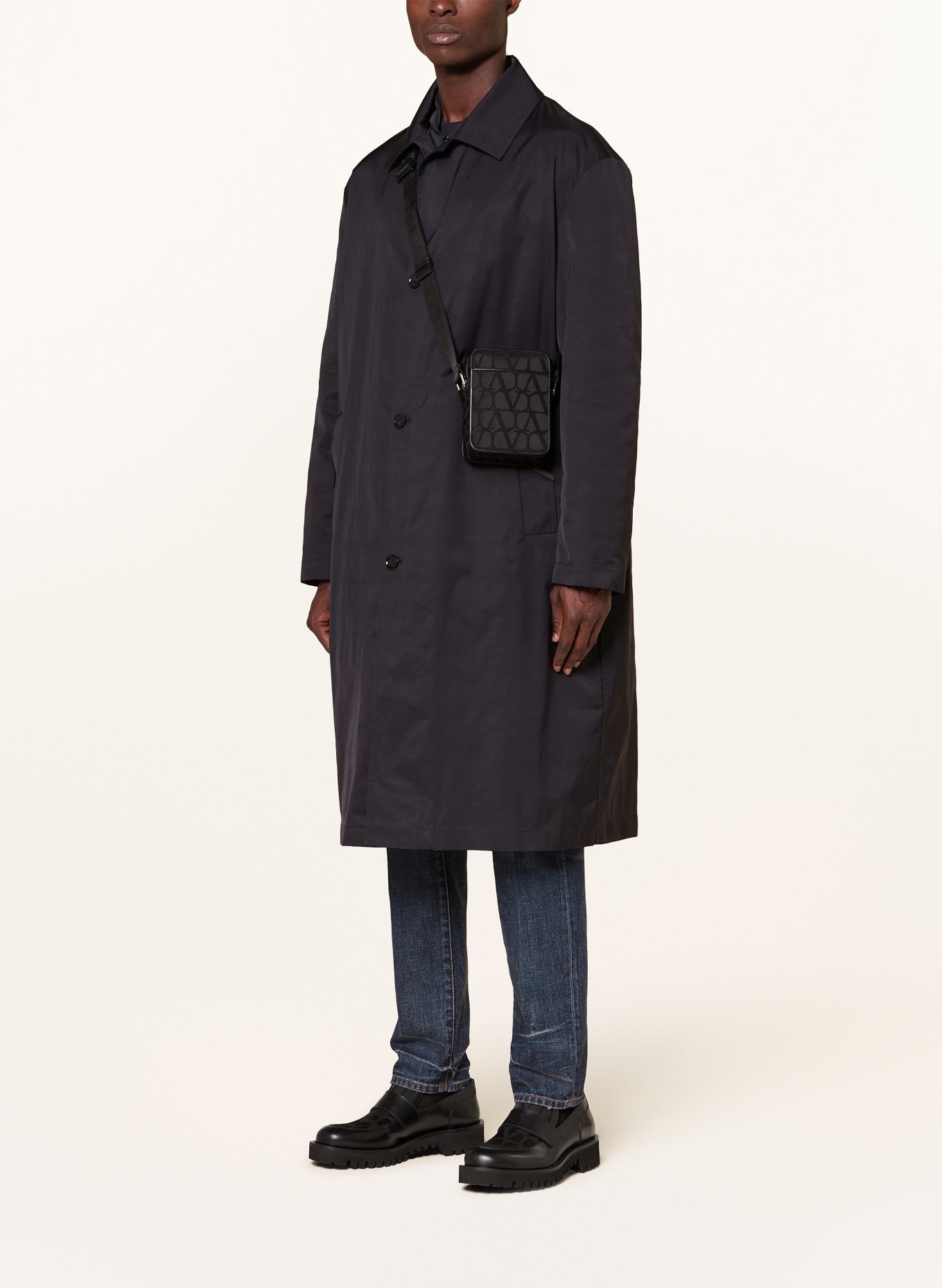VALENTINO 2 in 1 rain coat in dark blue