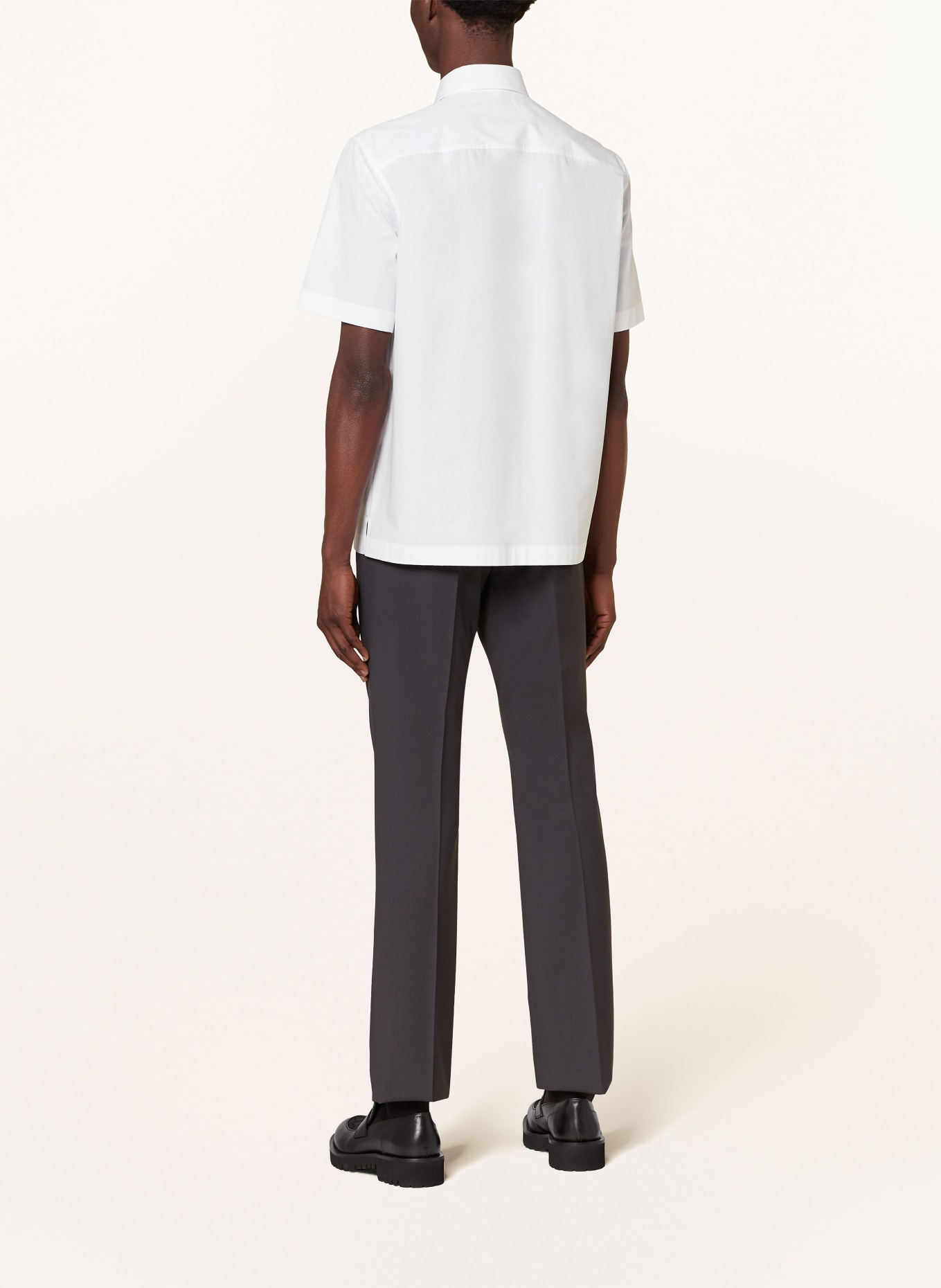 VALENTINO Short sleeve shirt comfort fit, Color: WHITE (Image 3)