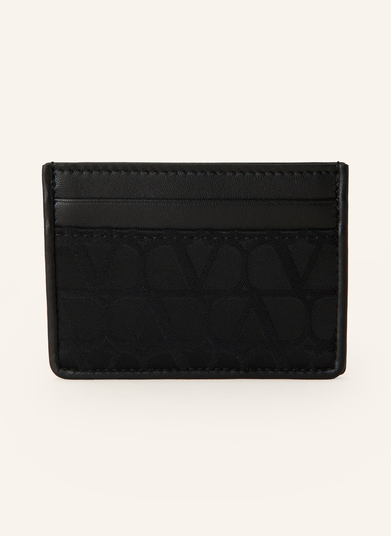 VALENTINO GARAVANI Card case, Color: BLACK (Image 1)