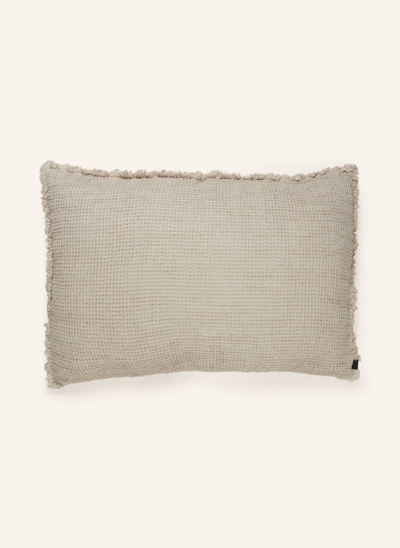 zoeppritz Decorative cushion cover HONEYBEE made of linen, Color: LIGHT GRAY (Image 1)