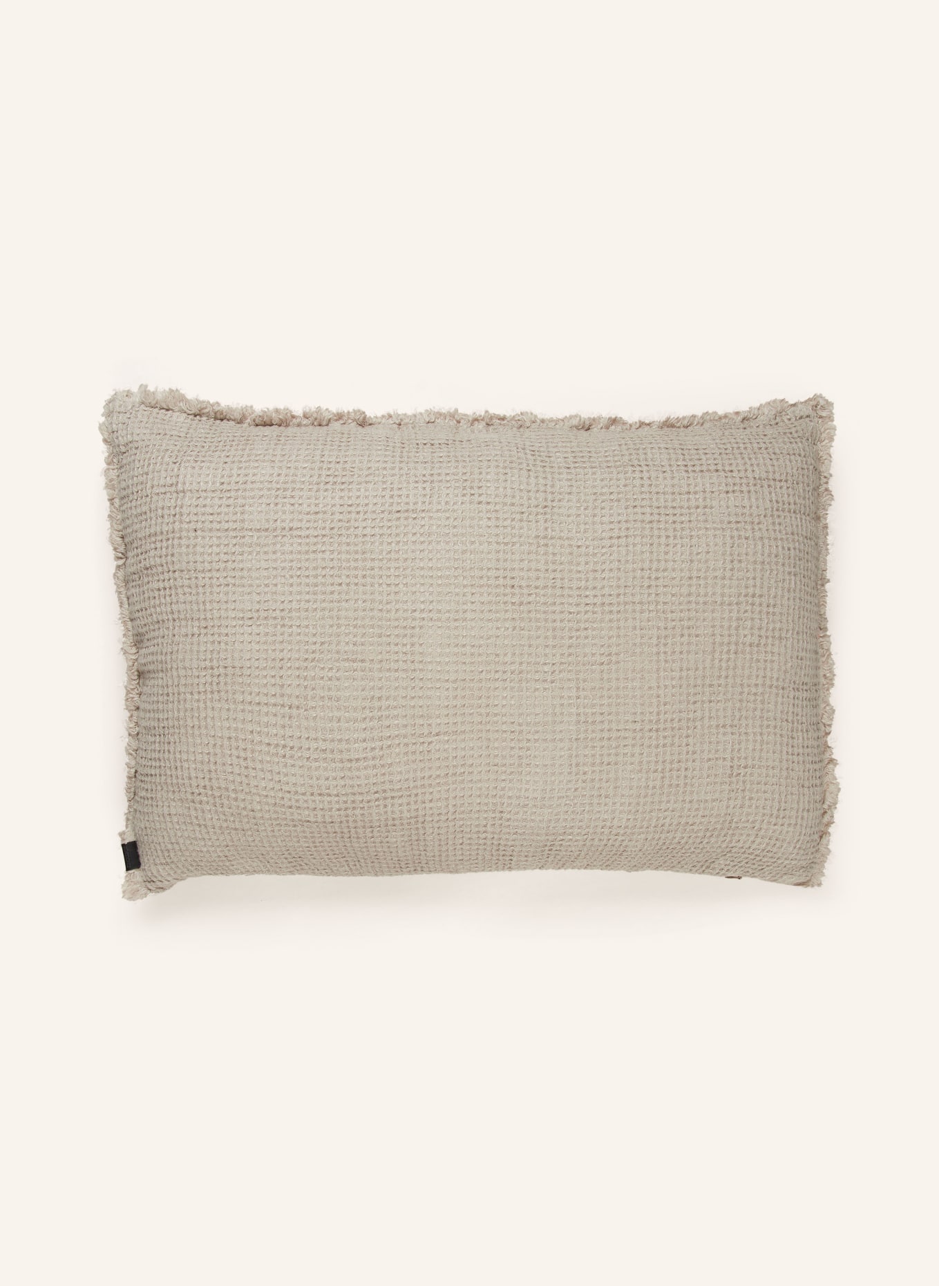 zoeppritz Decorative cushion cover HONEYBEE made of linen, Color: LIGHT GRAY (Image 2)