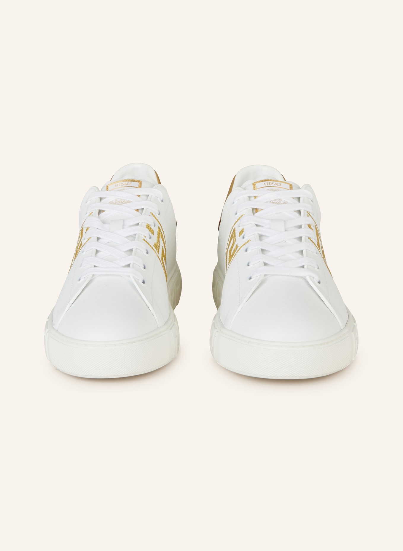 VERSACE Sneakers, Color: WHITE/ GOLD (Image 3)