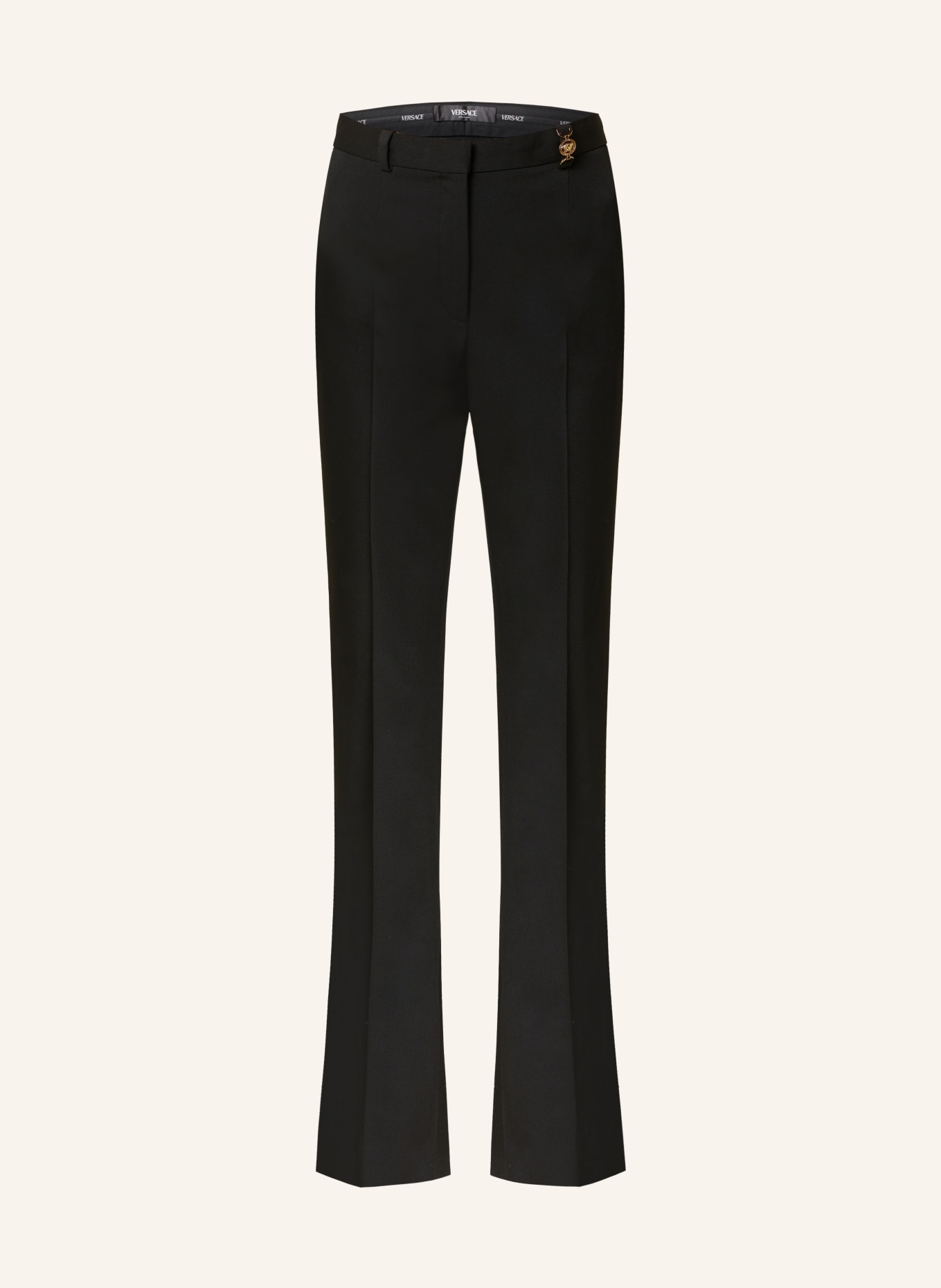 VERSACE Bootcut trousers, Color: BLACK (Image 1)