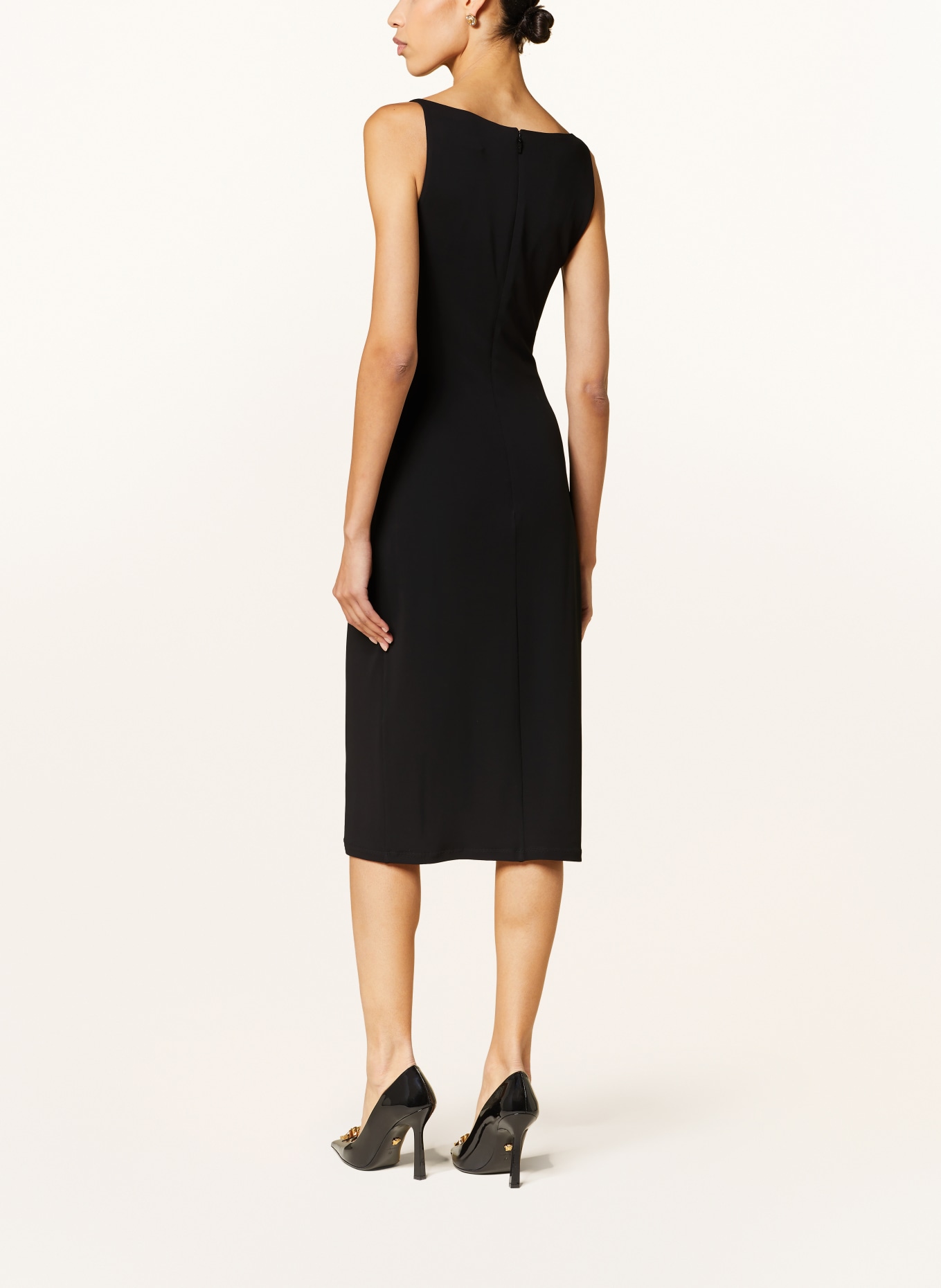 VERSACE Jersey dress, Color: BLACK (Image 3)