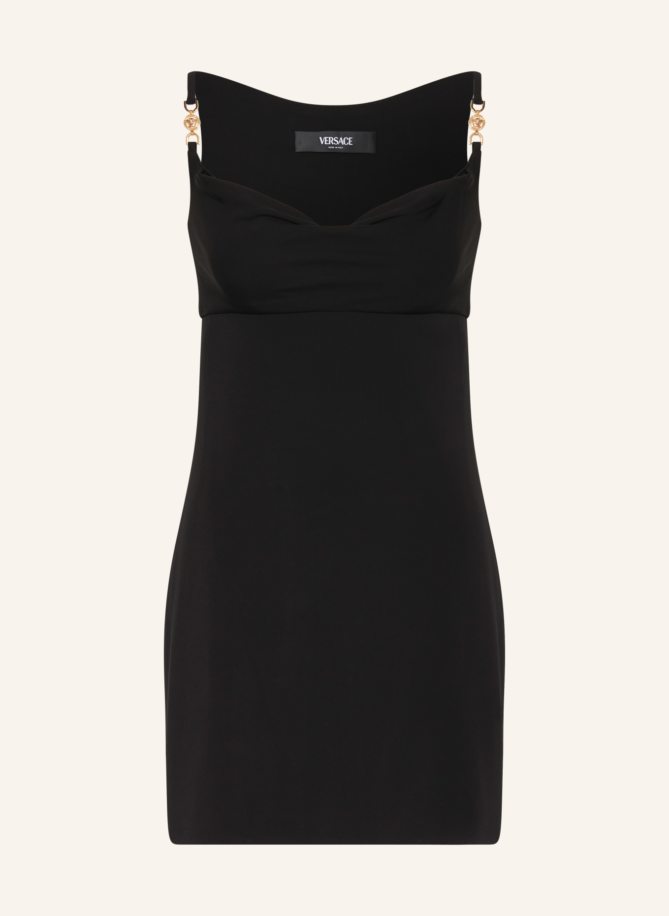 VERSACE Jersey dress, Color: BLACK (Image 1)