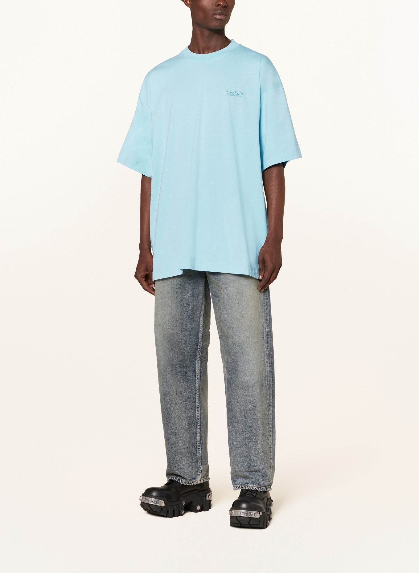 VETEMENTS Oversized shirt, Color: TURQUOISE (Image 2)