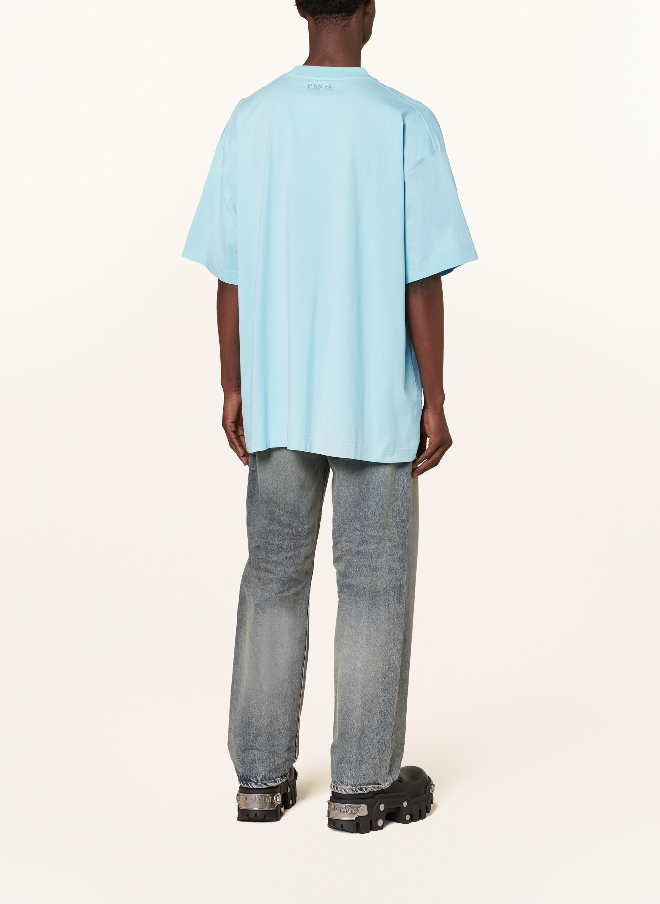 VETEMENTS Oversized shirt, Color: TURQUOISE (Image 3)