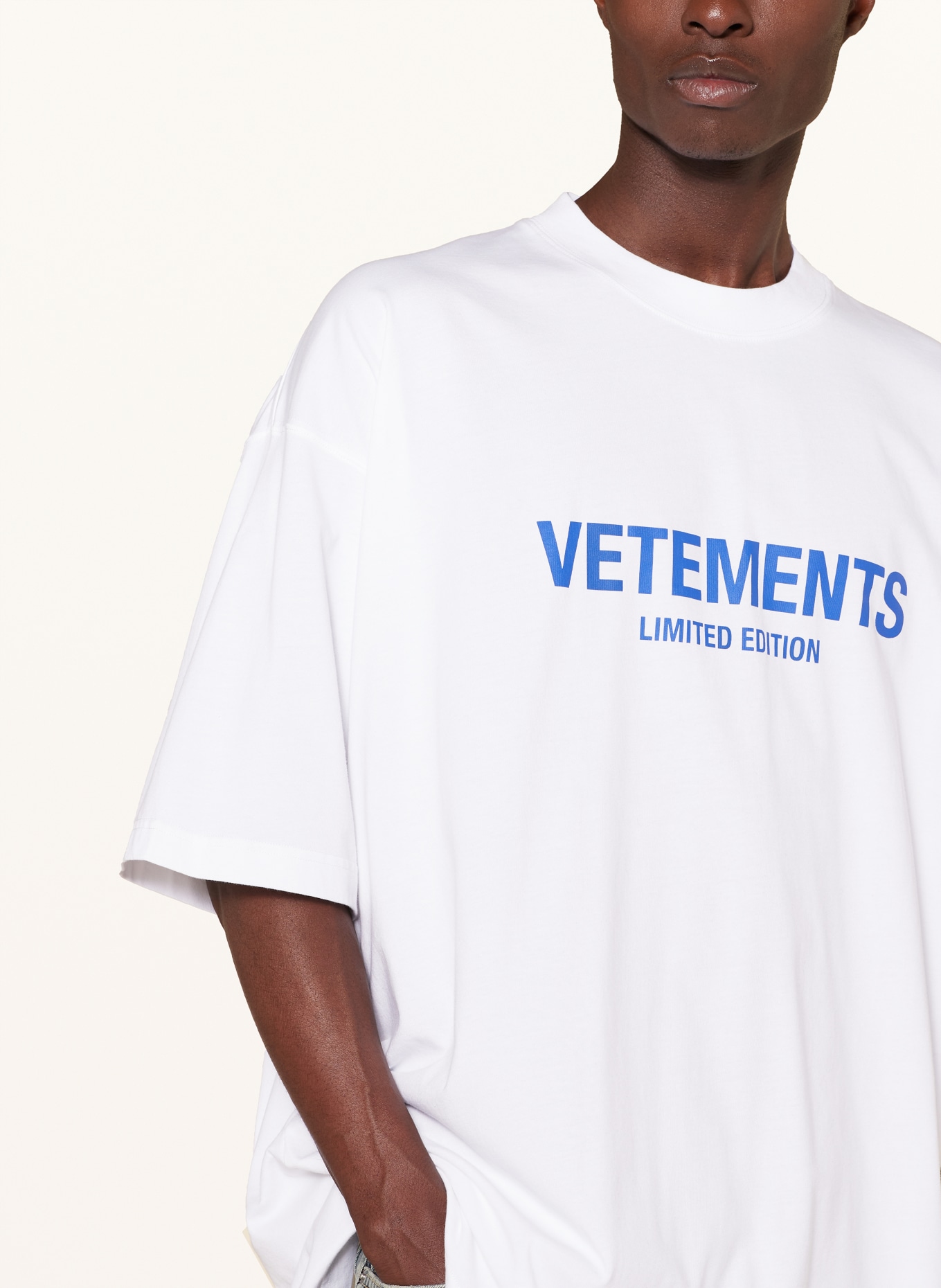 VETEMENTS Oversized-Shirt, Farbe: WEISS (Bild 4)