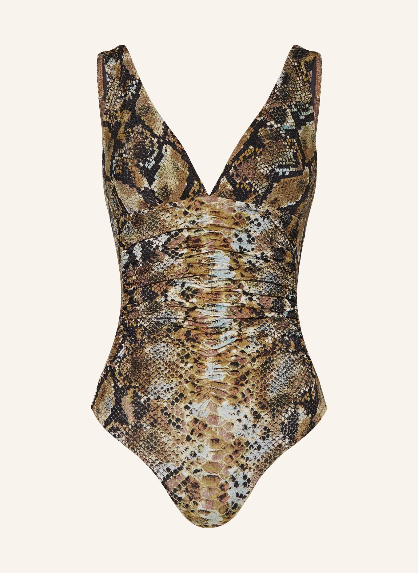 MARYAN MEHLHORN Swimsuit SERPENT, Color: BLACK/ DARK YELLOW/ MINT (Image 1)