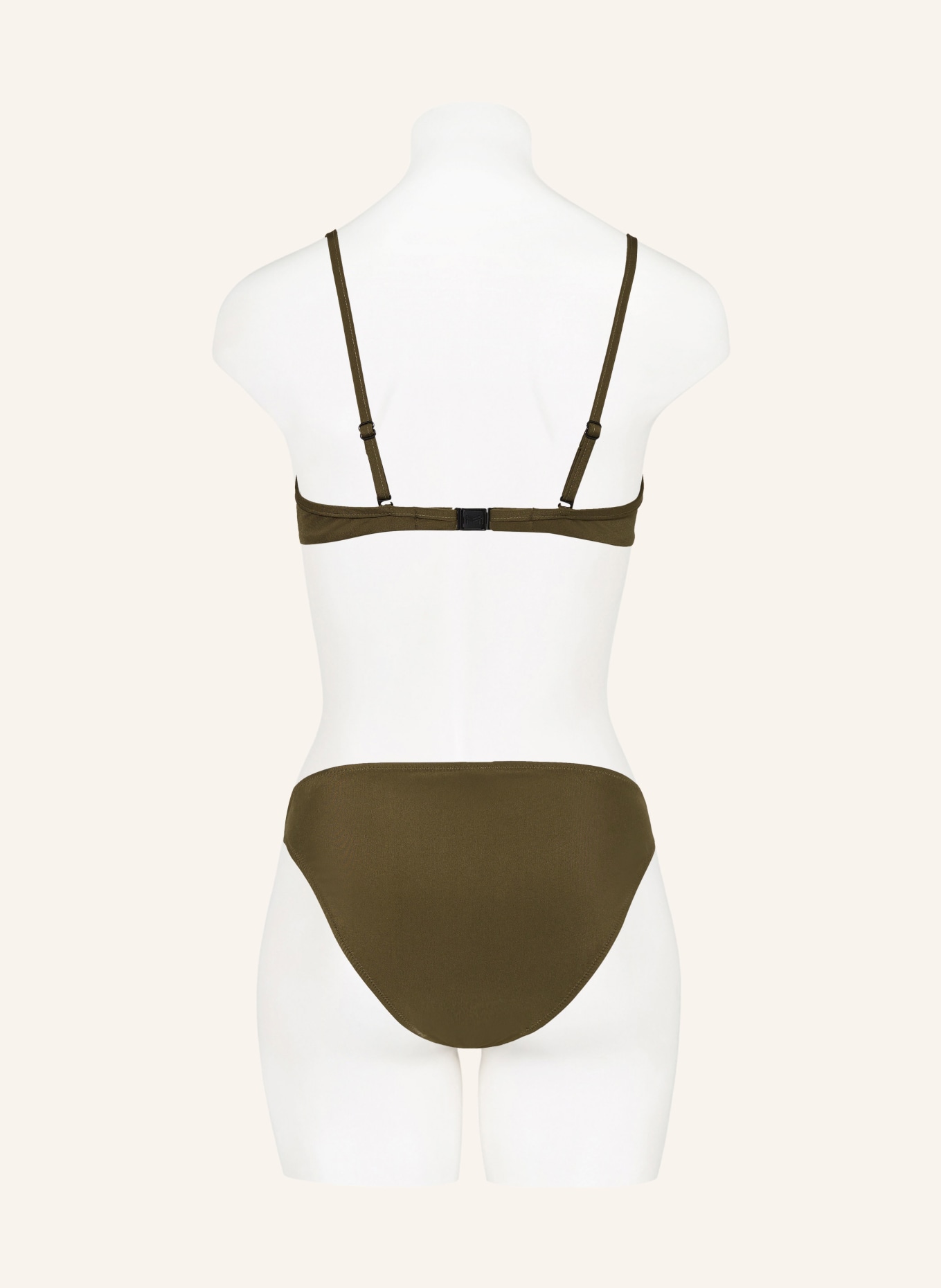 MARYAN MEHLHORN Underwired bikini top SILENCE, Color: OLIVE/ BLACK (Image 3)