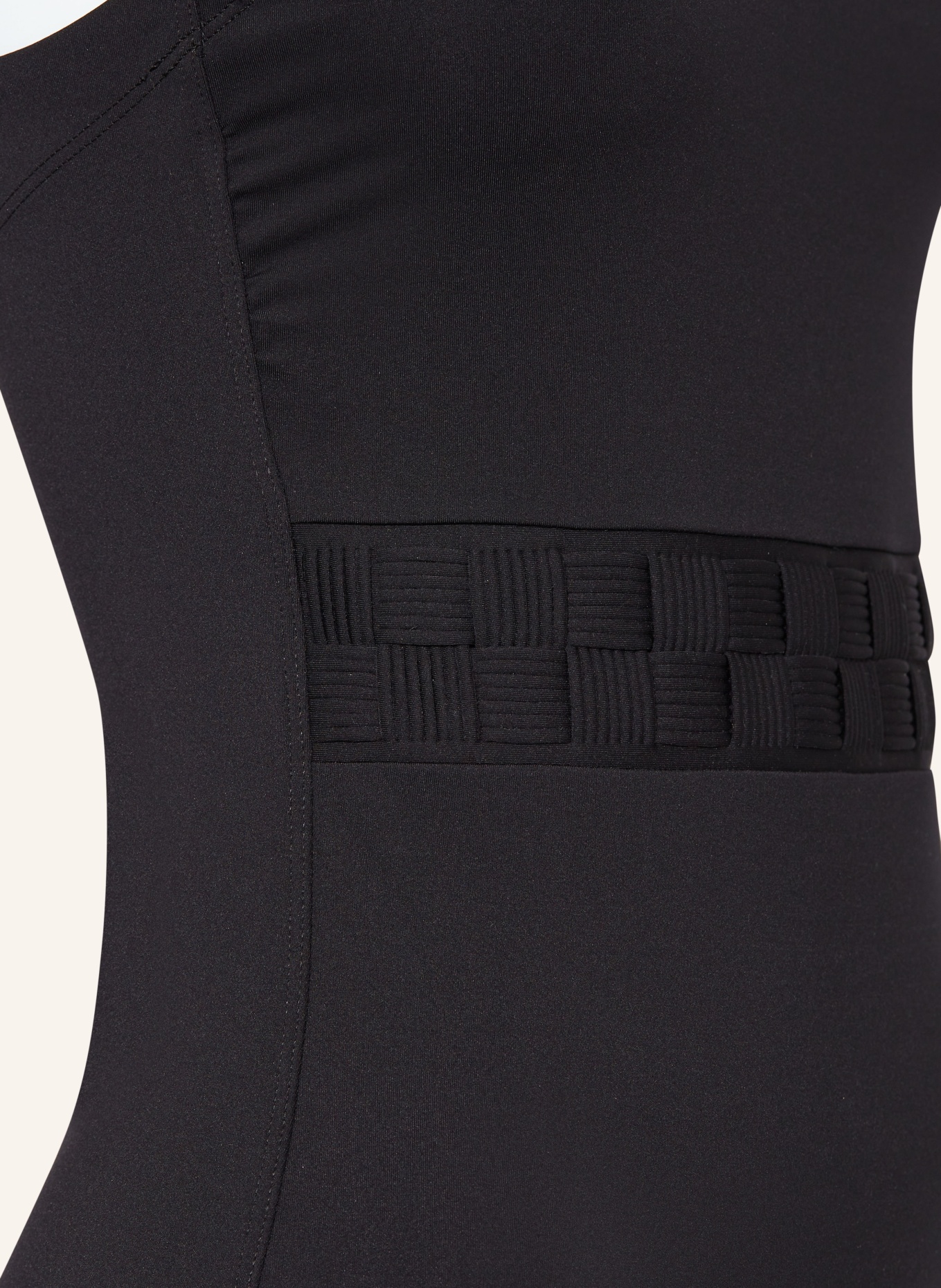 MARYAN MEHLHORN One-shoulder swimsuit SOFTLINE, Color: BLACK (Image 4)