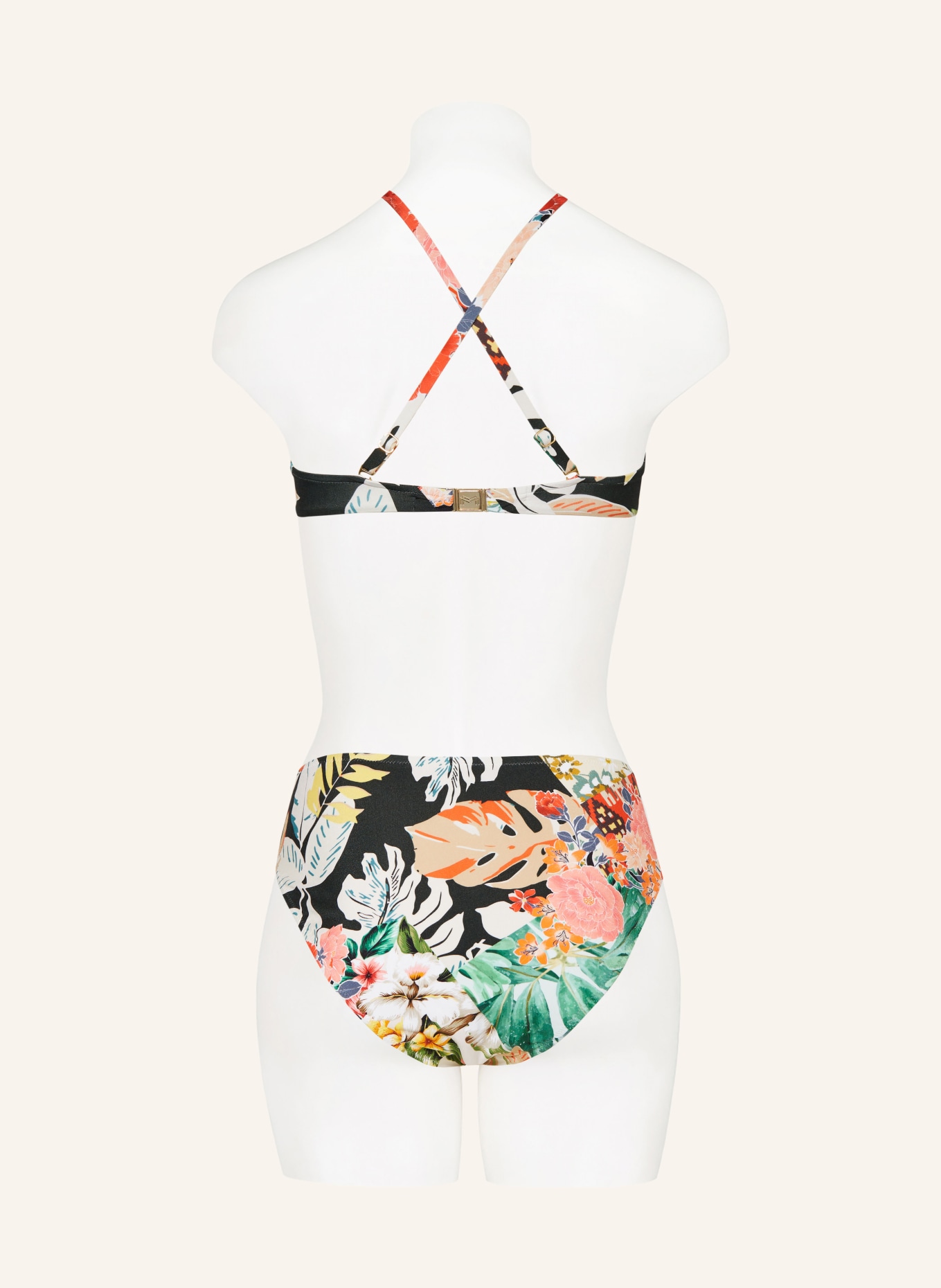 MARYAN MEHLHORN Bügel-Bikini-Top CASCADES, Farbe: GRÜN/ ROT/ GRAU (Bild 4)