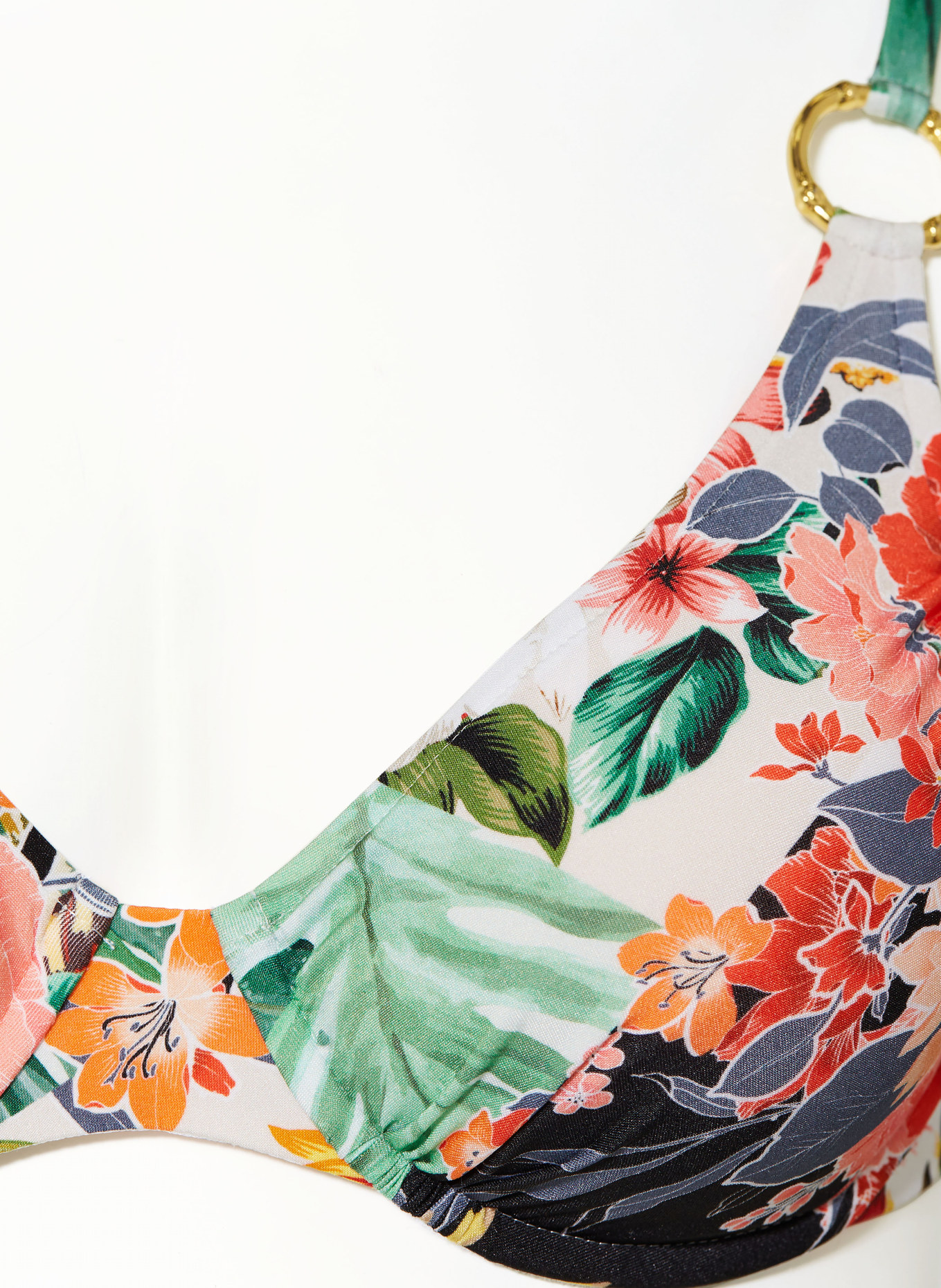 MARYAN MEHLHORN Bügel-Bikini-Top CASCADES, Farbe: GRÜN/ ROT/ GRAU (Bild 5)