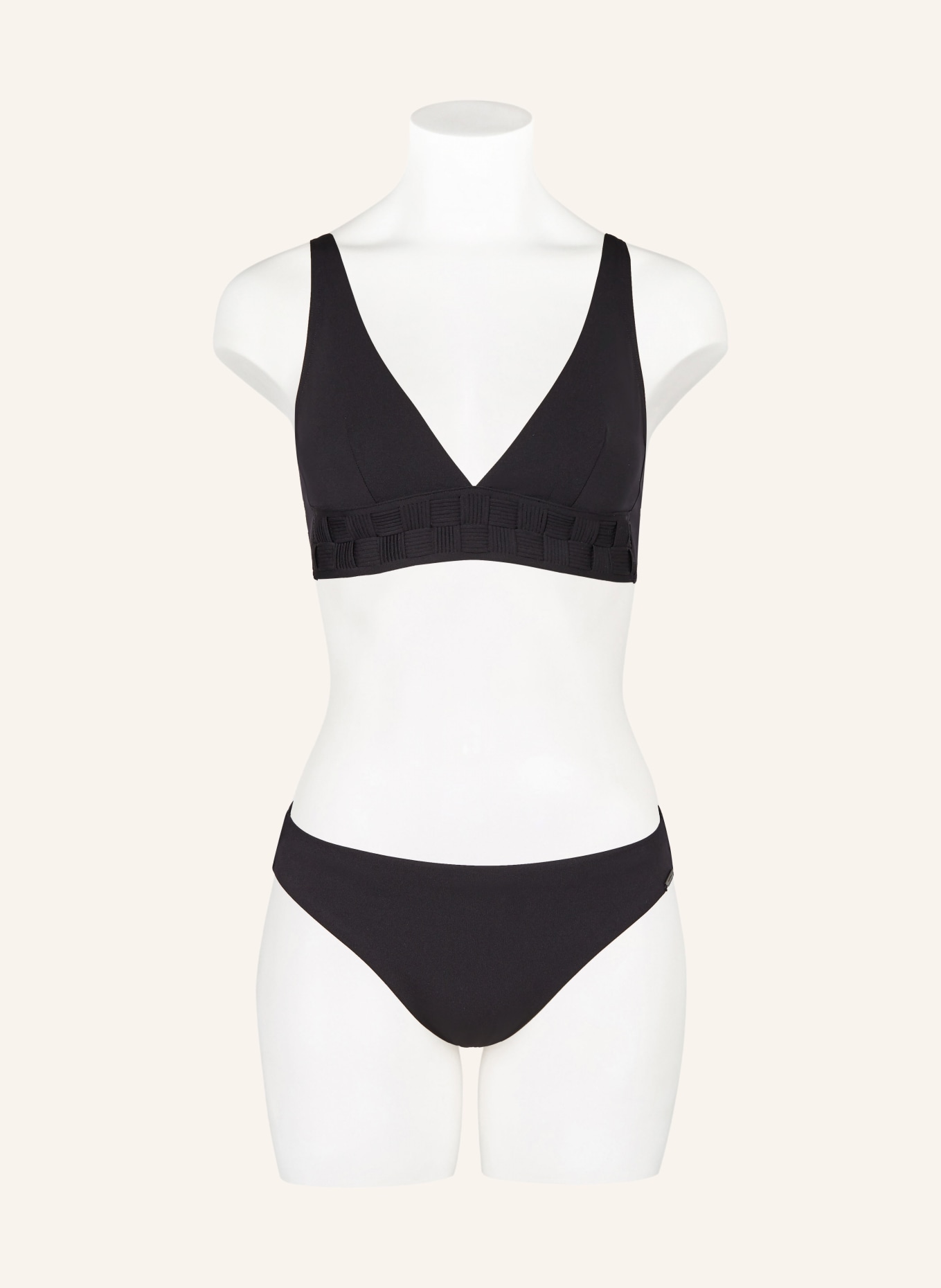 MARYAN MEHLHORN Triangle bikini top SOFTLINE, Color: BLACK (Image 2)