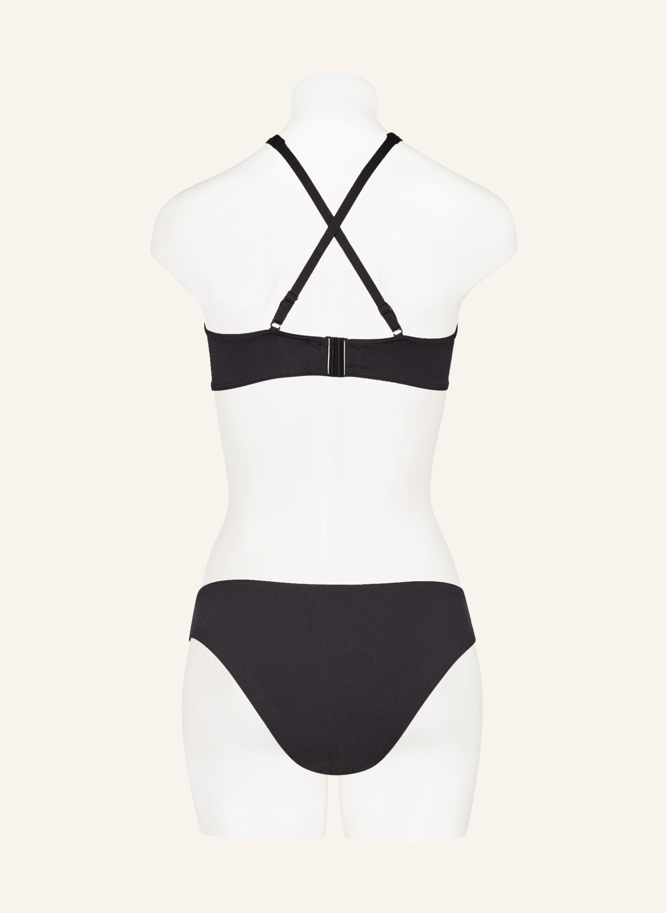 MARYAN MEHLHORN Triangle bikini top SOFTLINE, Color: BLACK (Image 4)