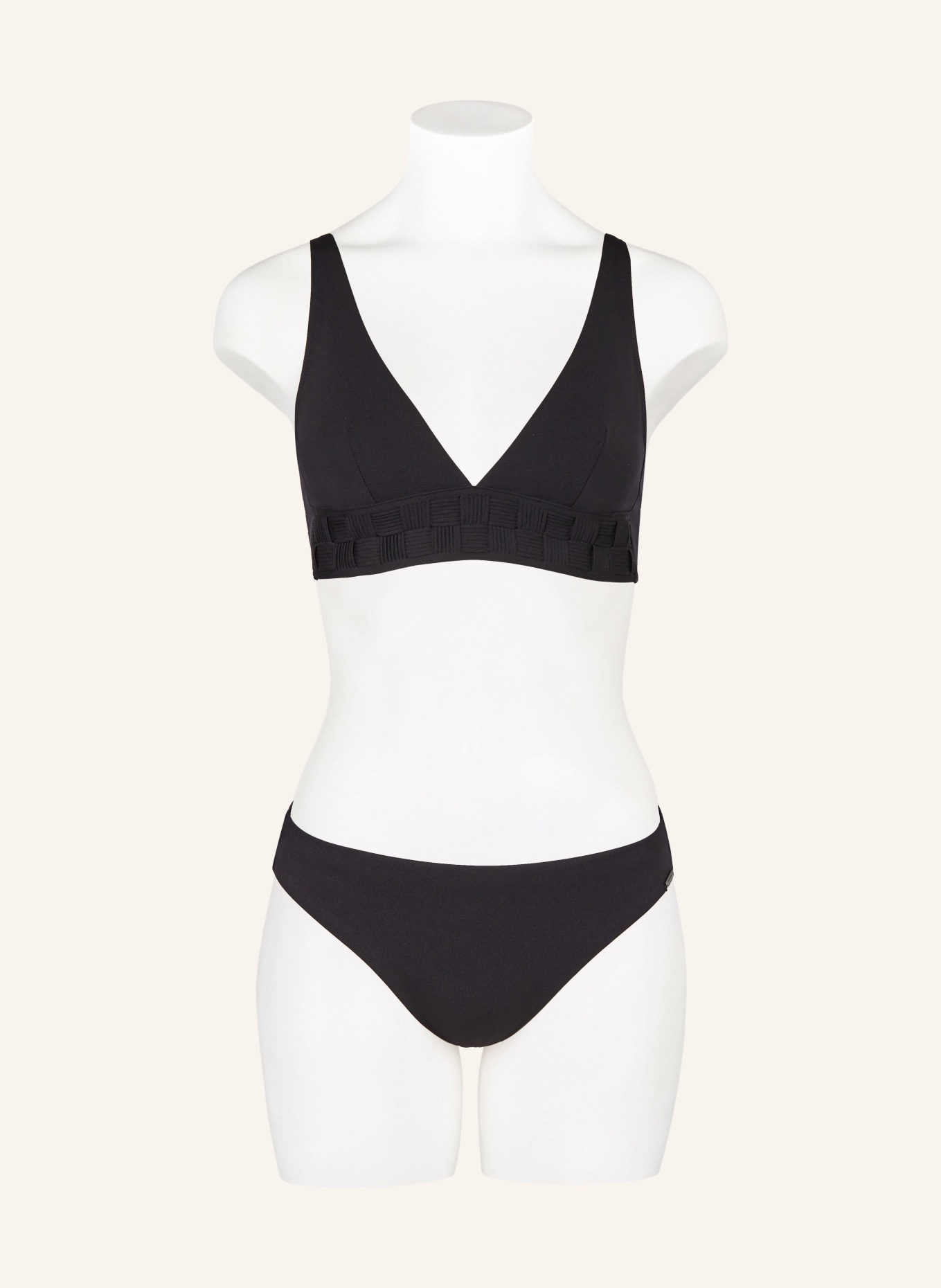 MARYAN MEHLHORN Brazilian bikini bottoms SOFTLINE, Color: BLACK (Image 2)