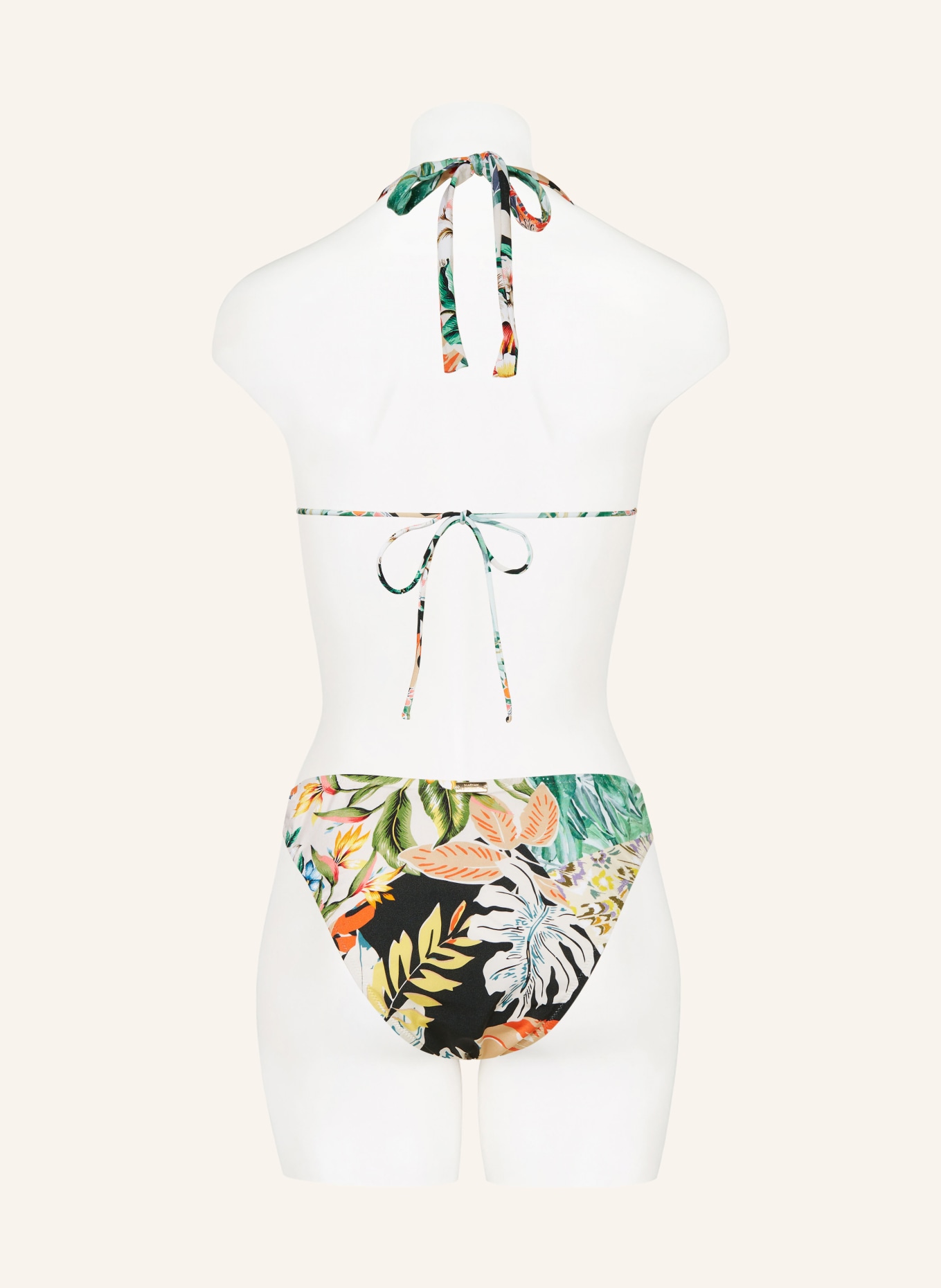 MARYAN MEHLHORN Brazilian bikini bottoms CASCADES, Color: GREEN/ RED/ GRAY (Image 3)