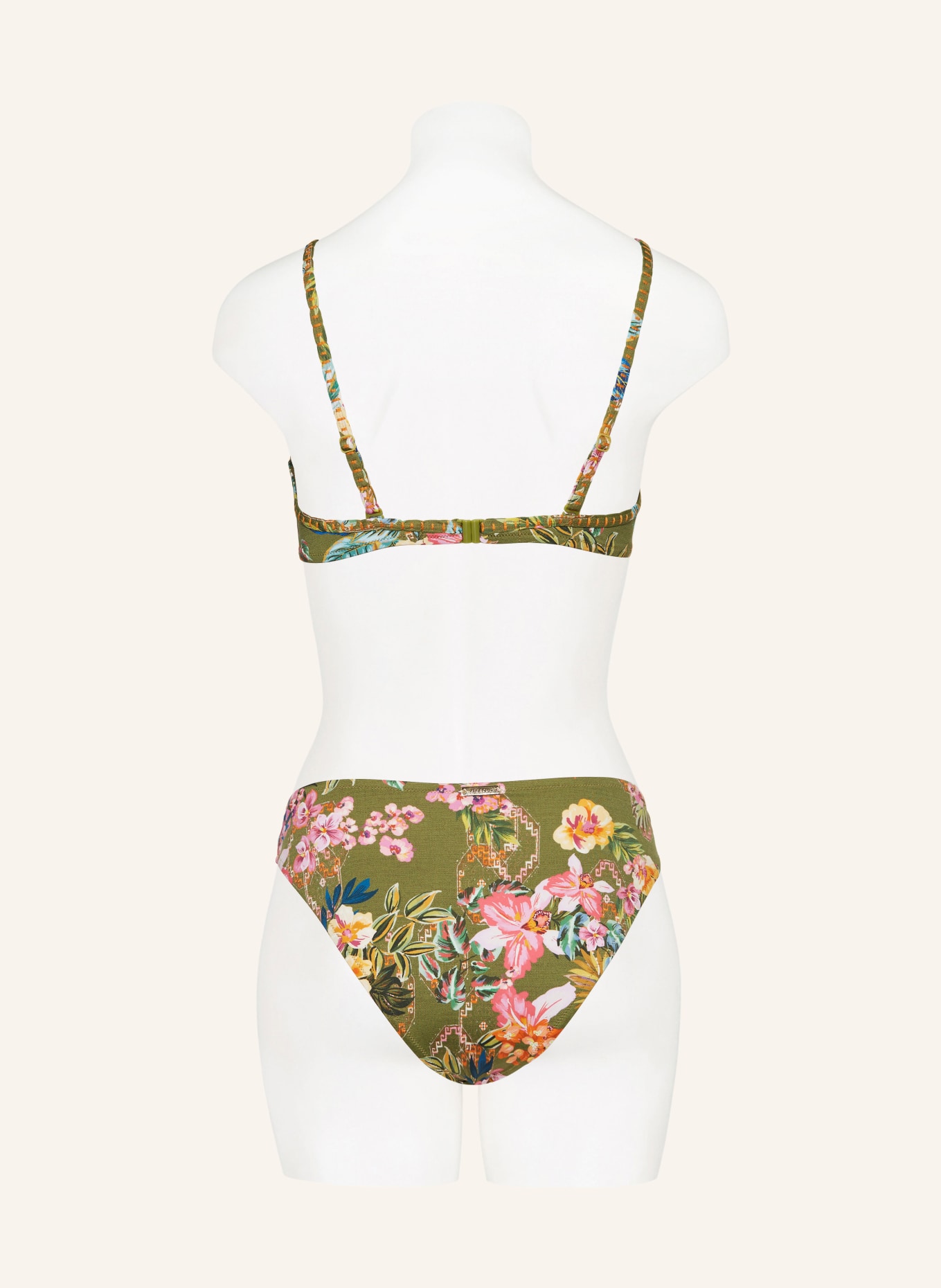 watercult Login & Registration SUNSET FLORALS, Color: OLIVE/ ORANGE (Image 3)
