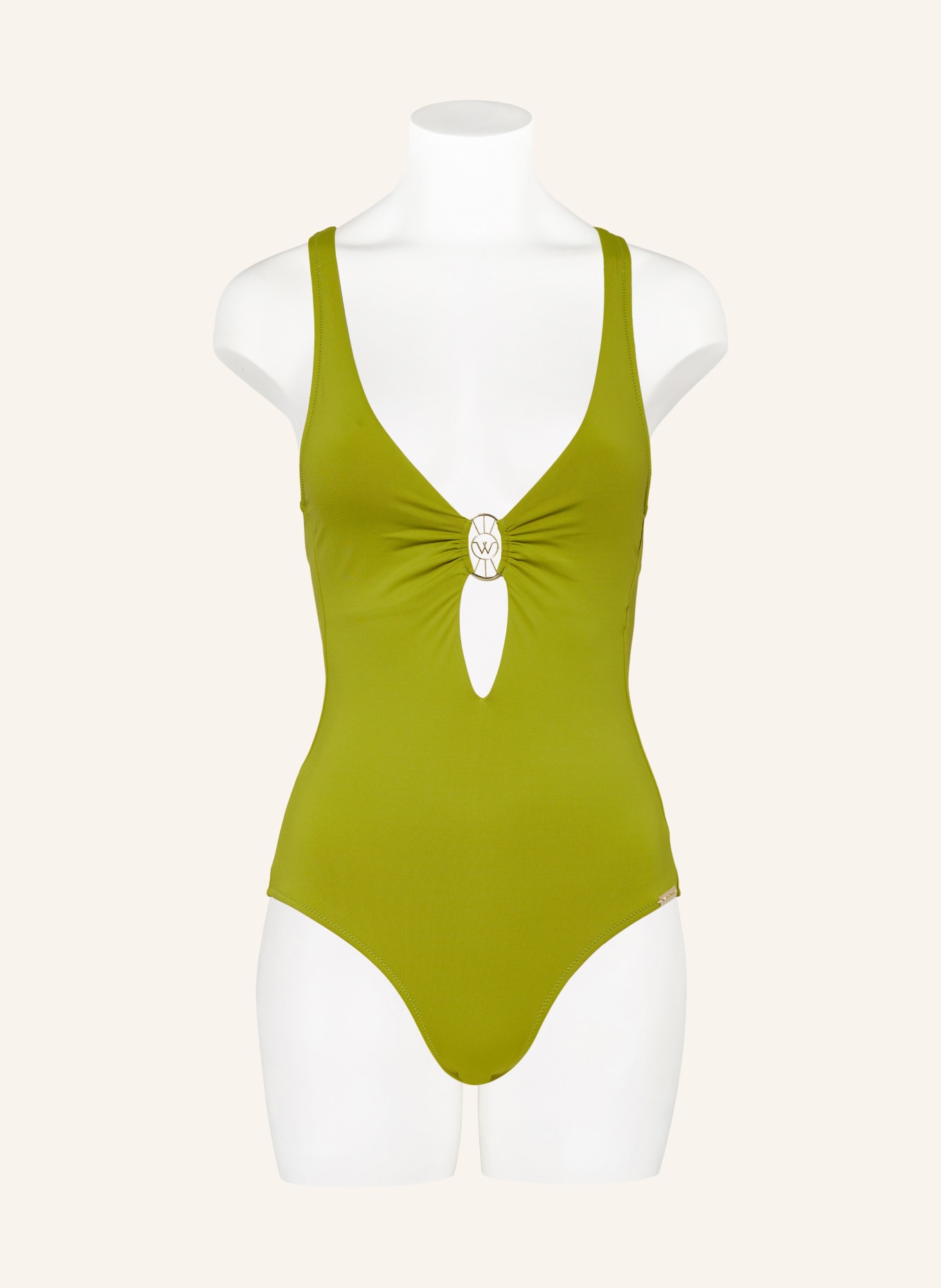 watercult Swimsuit THE ESSENTIALS, Color: OLIVE (Image 2)