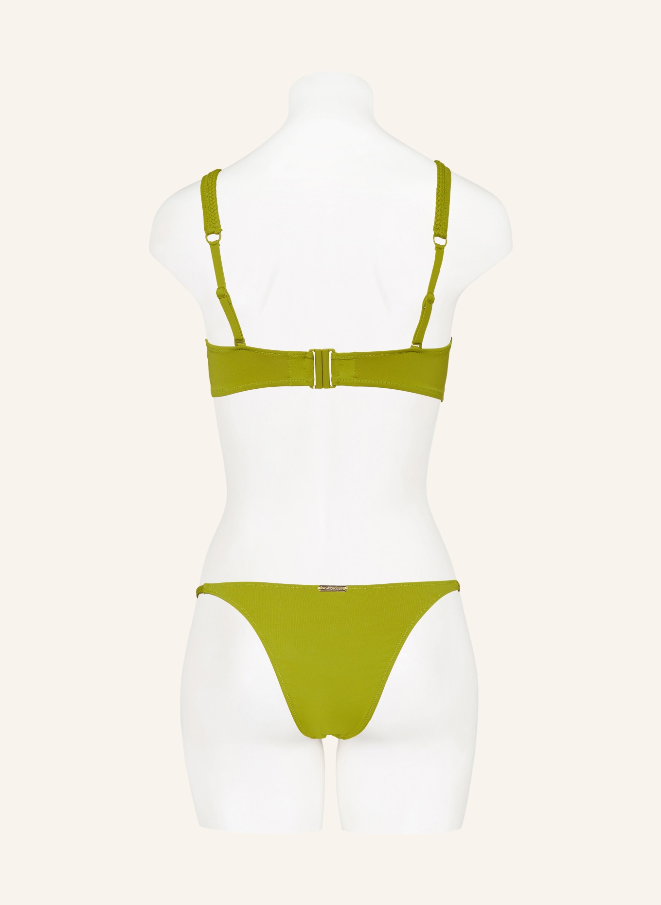 watercult Bralette-Bikini-Top THE ESSENTIALS, Farbe: OLIV (Bild 3)