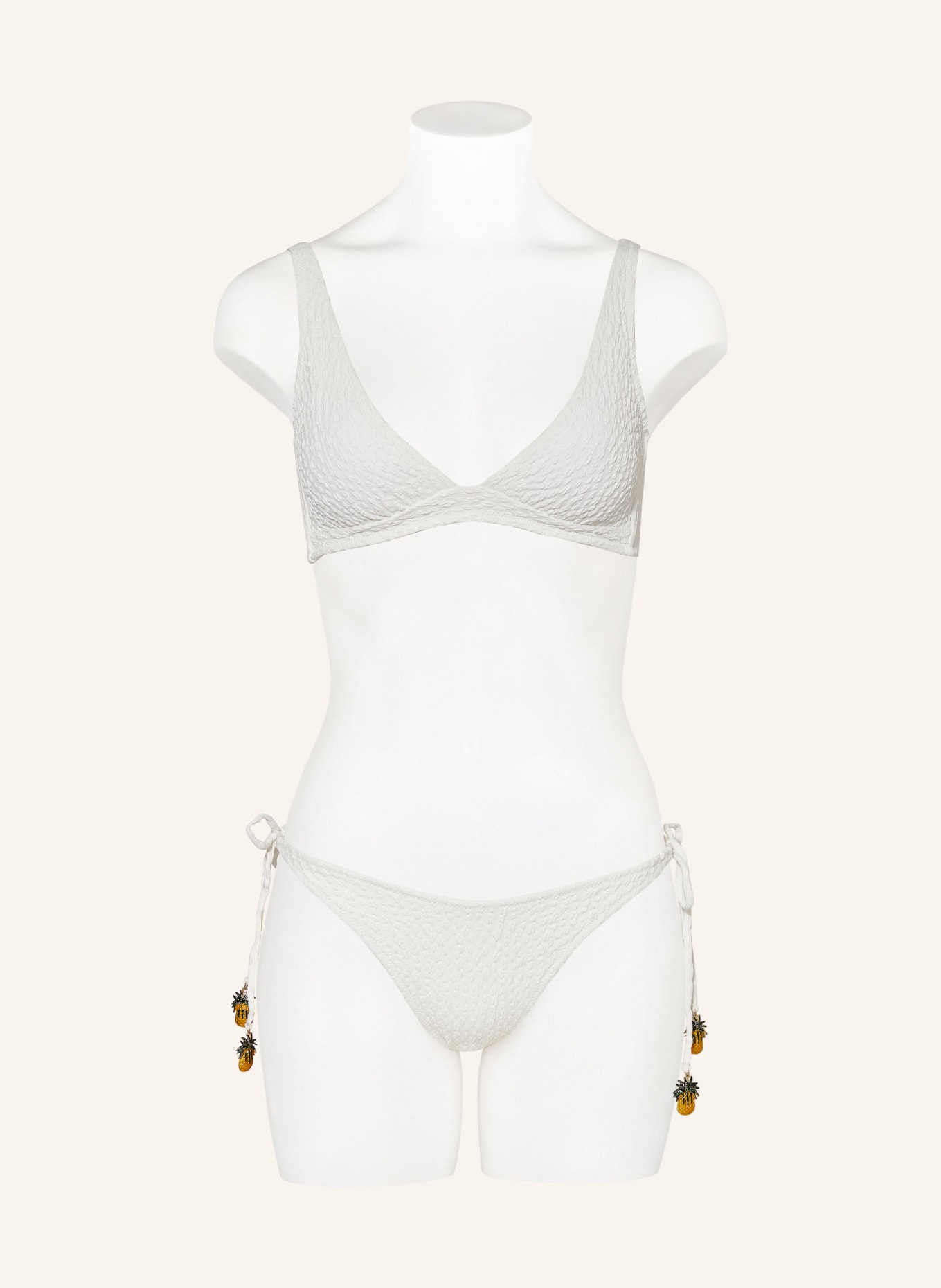 watercult Bralette-Bikini-Top BOHO GRACE, Farbe: WEISS (Bild 2)