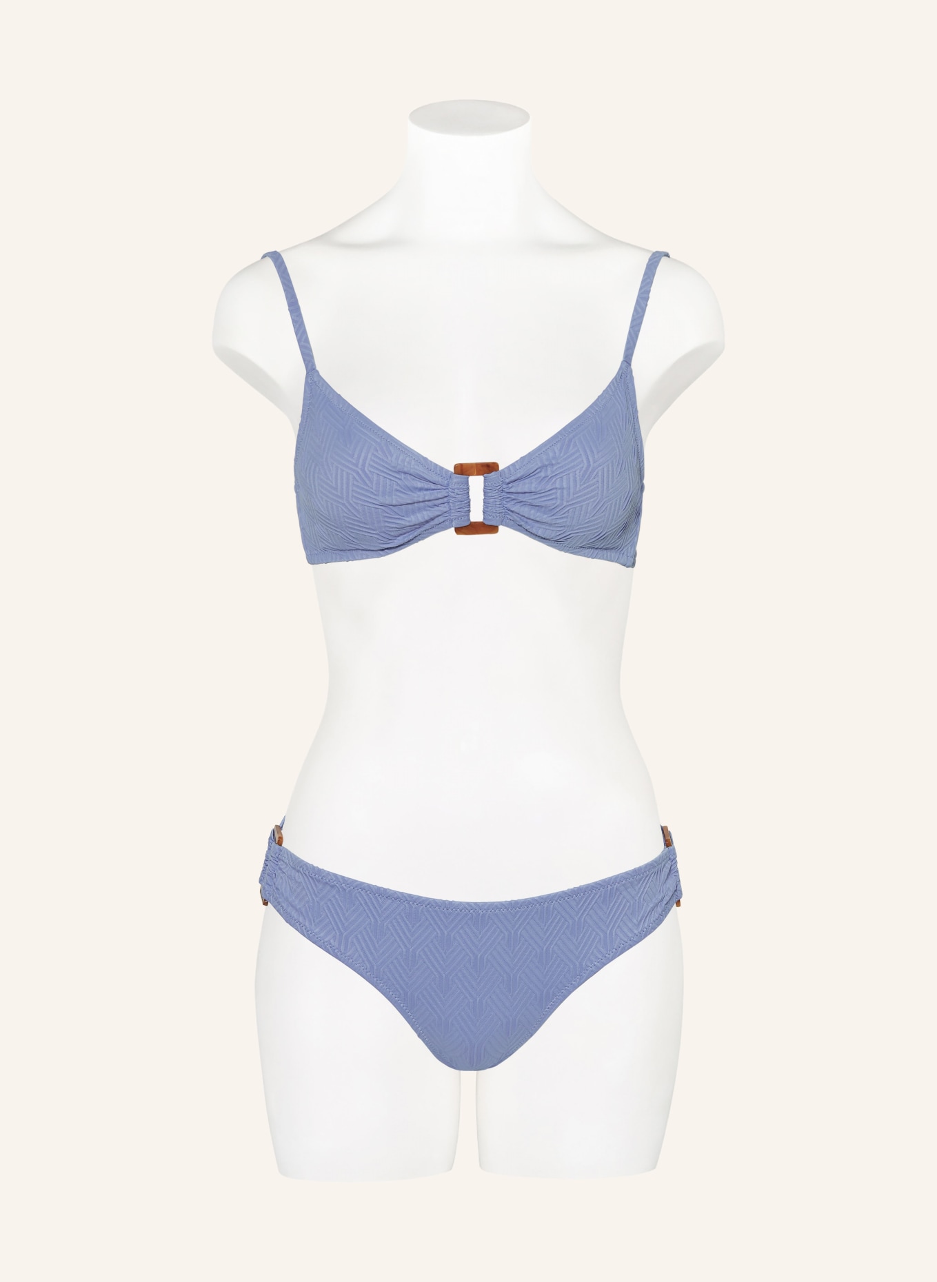 watercult Bralette-Bikini-Top ISLAND NOSTALGIA, Farbe: HELLBLAU (Bild 2)