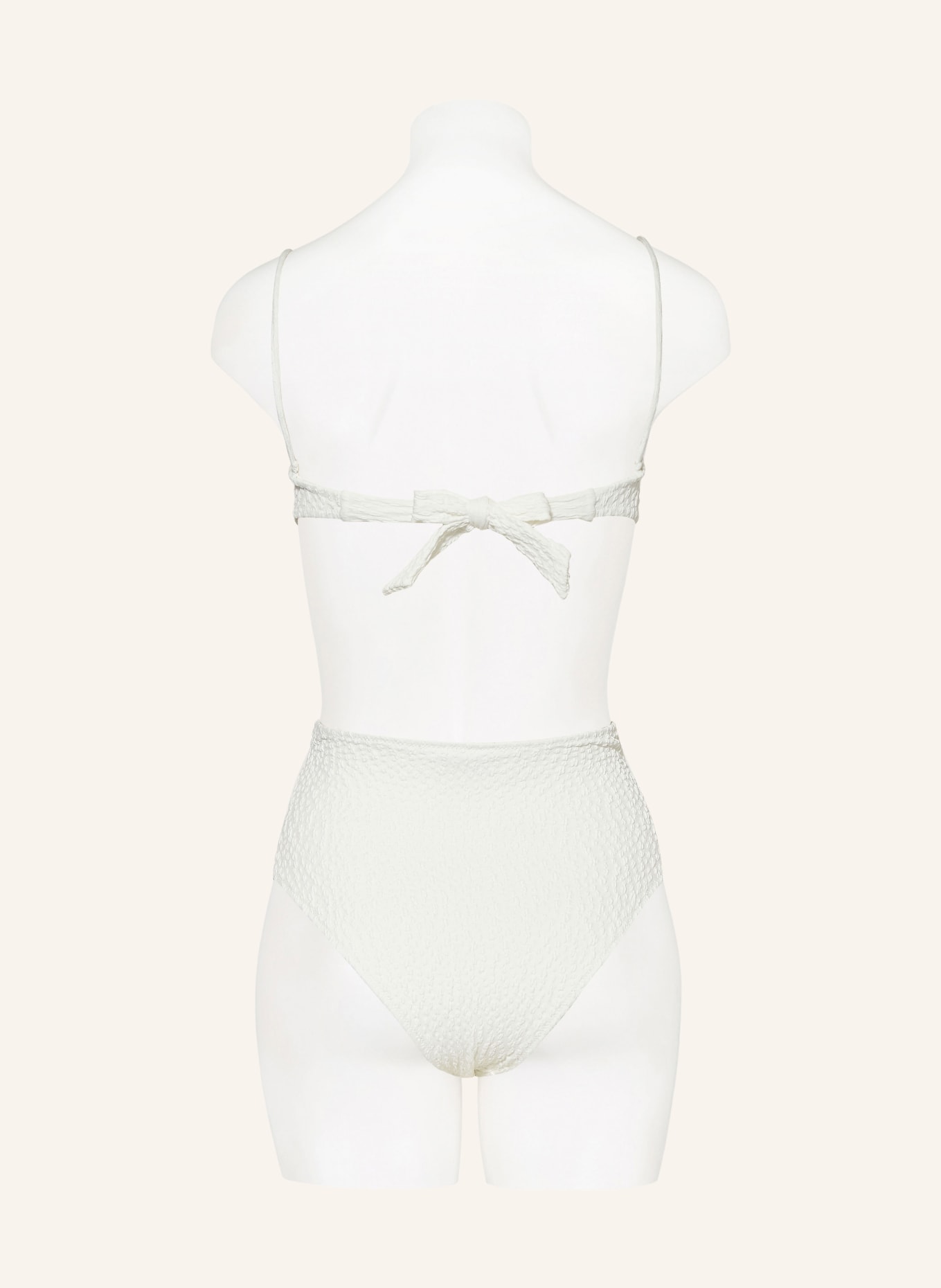 watercult High-waist bikini bottoms BOHO GRACE, Color: WHITE (Image 3)