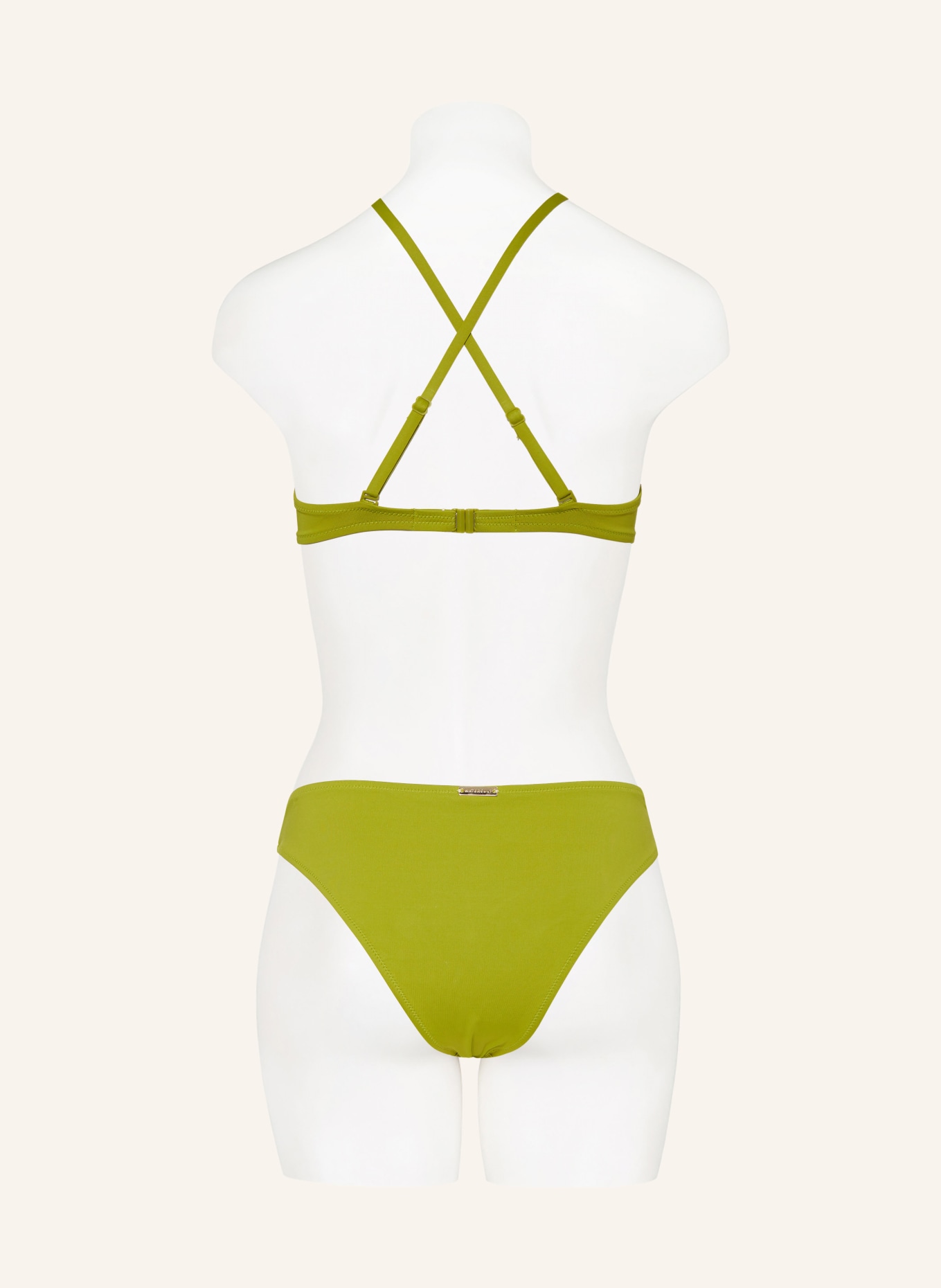watercult Underwired bikini top THE ESSENTIALS, Color: OLIVE (Image 4)