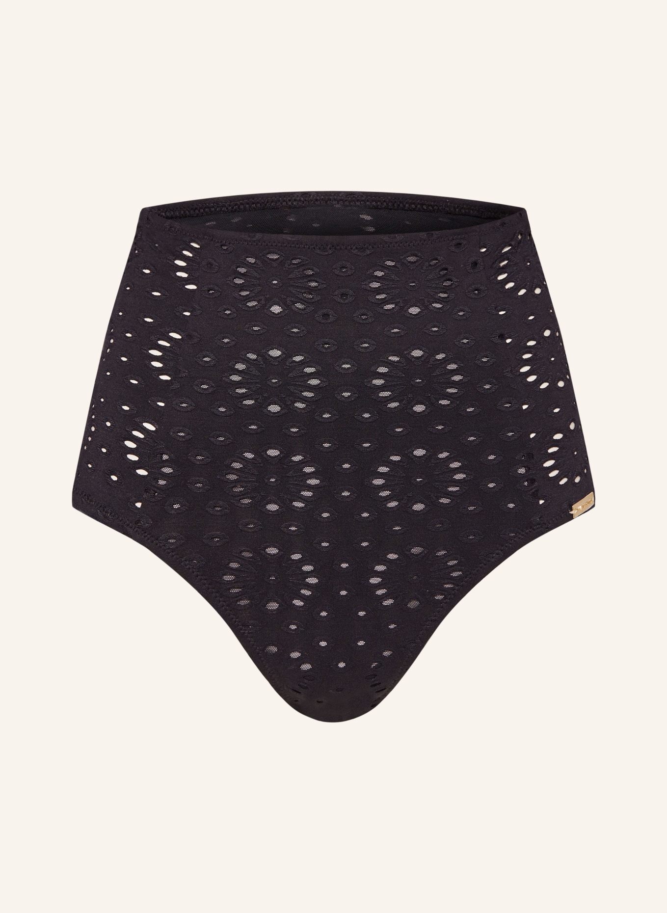 watercult High-waist bikini bottoms RIVIERA NOTES, Color: BLACK (Image 1)