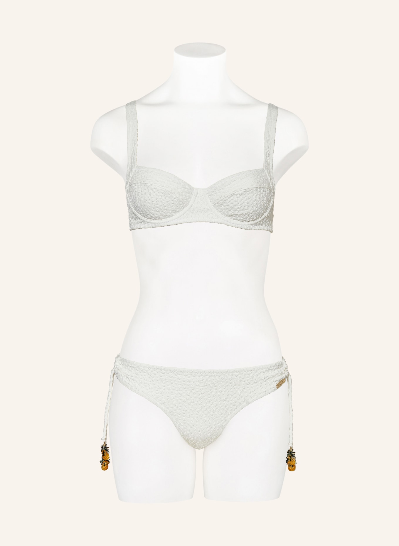 watercult Brazilian-Bikini-Hose BOHO GRACE, Farbe: WEISS (Bild 2)