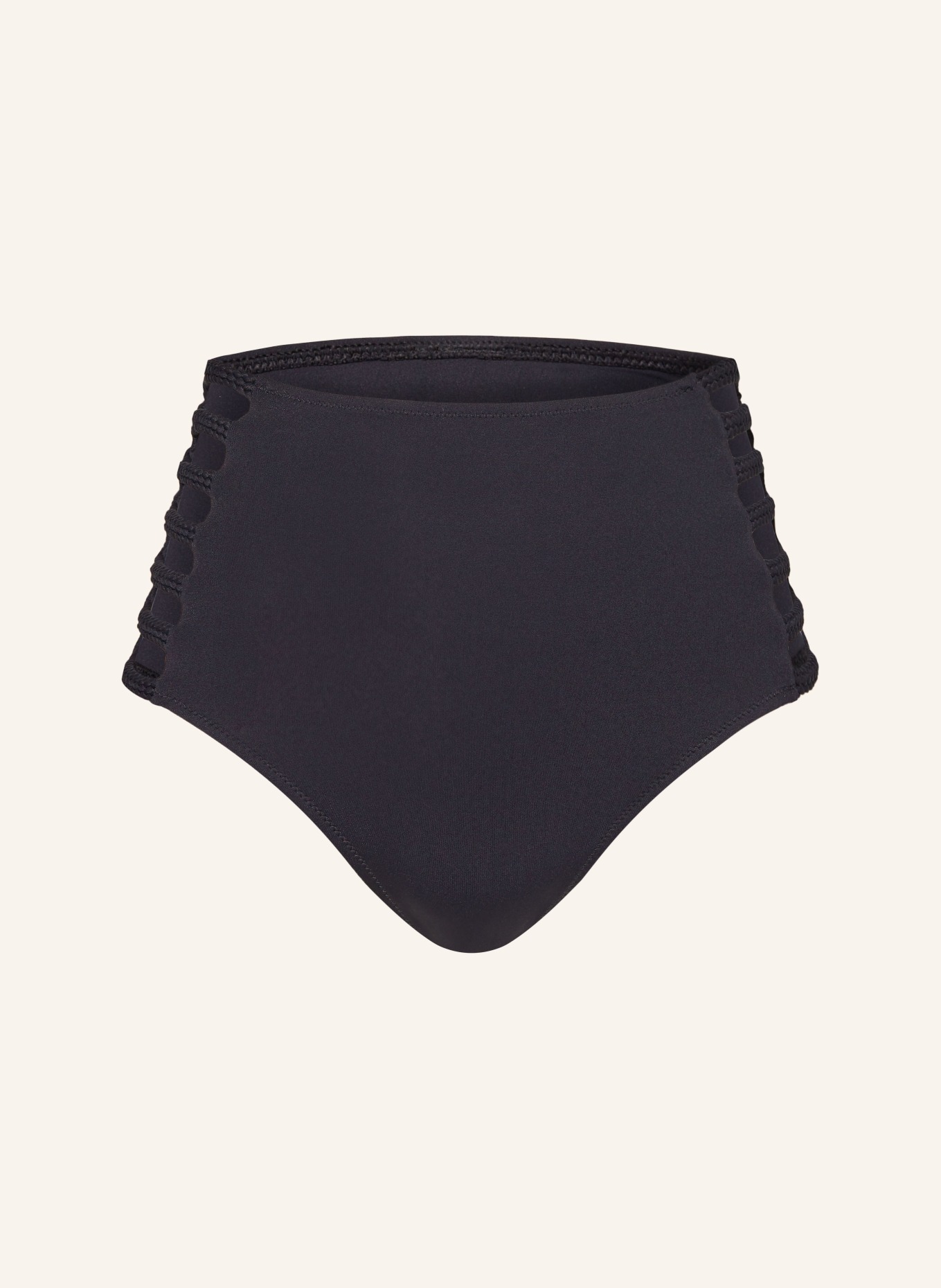 watercult High-waist bikini bottoms THE ESSENTIALS, Color: BLACK (Image 1)