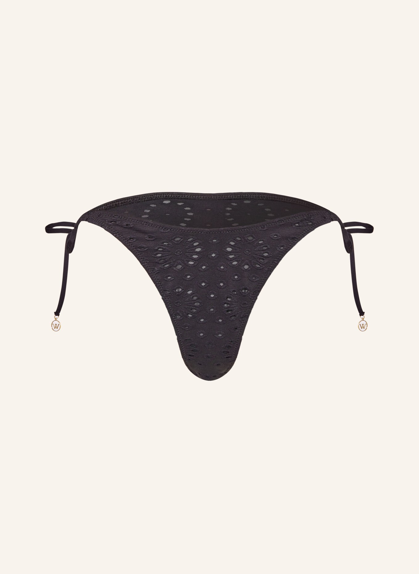 watercult Triangle bikini bottoms RIVIERA NOTES, Color: BLACK (Image 1)